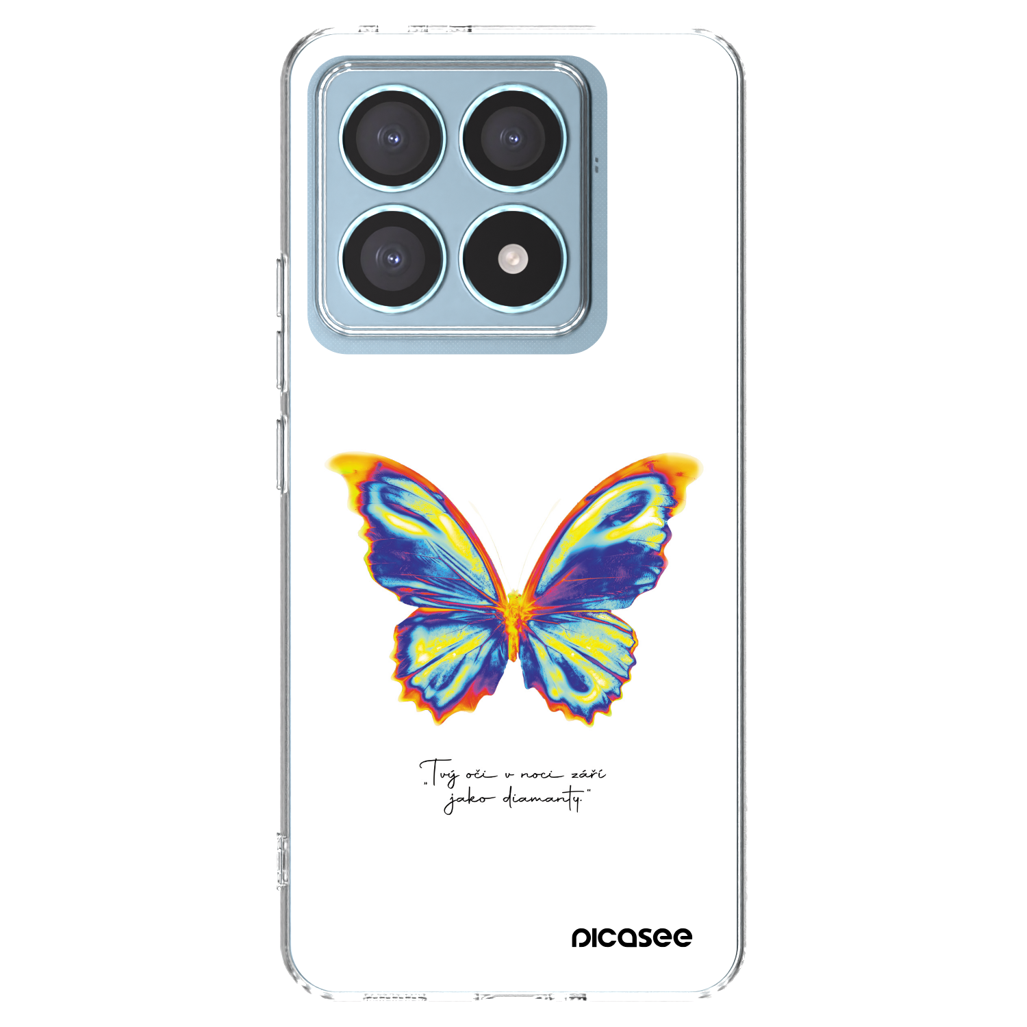 Picasee husă transparentă din silicon pentru Xiaomi 14T Pro - Diamanty White