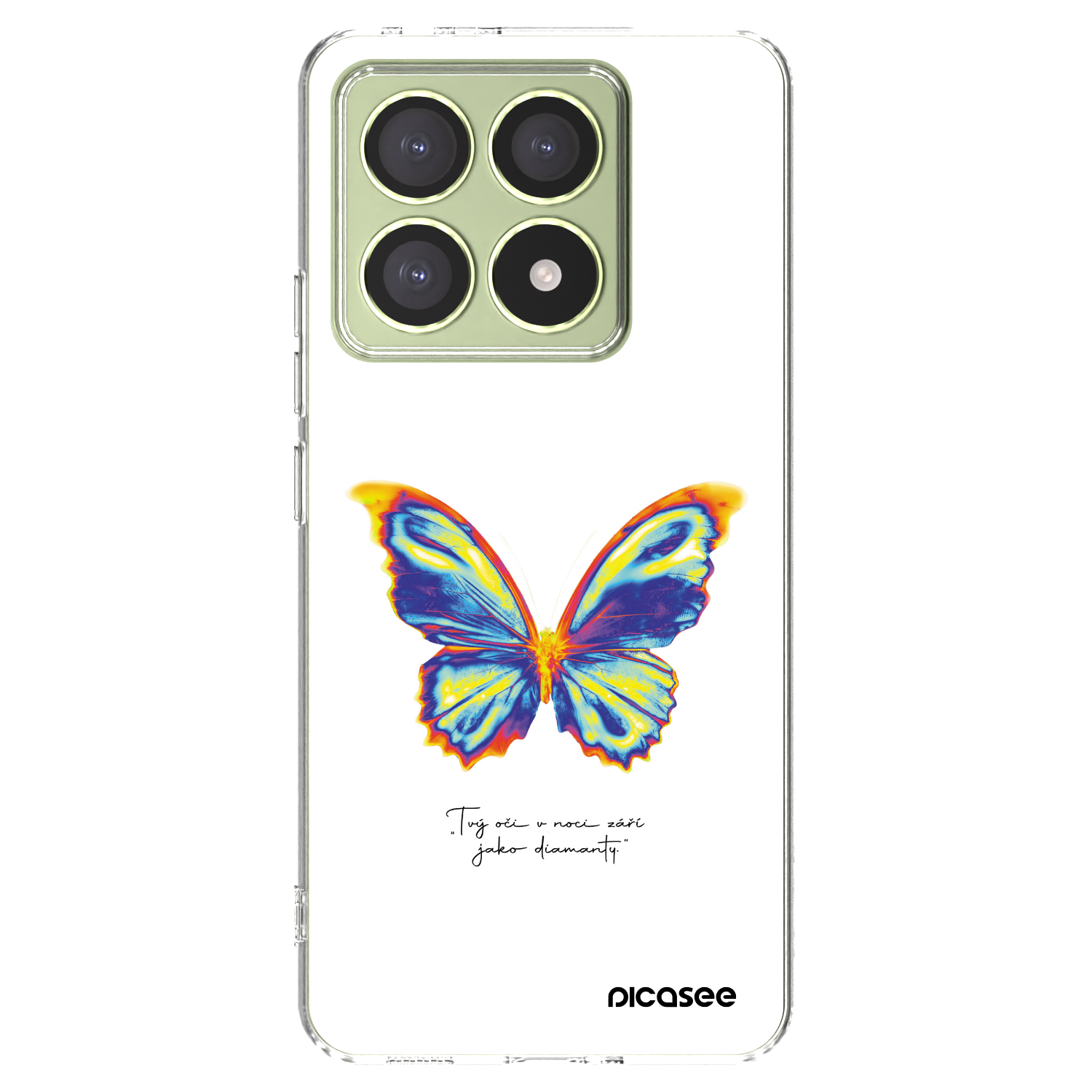 Picasee husă transparentă din silicon pentru Xiaomi 14T - Diamanty White