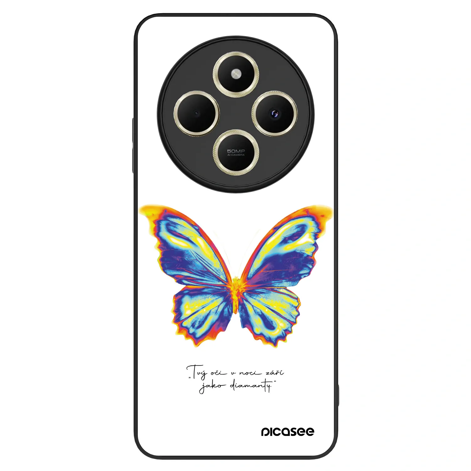 Picasee ULTIMATE CASE pentru Xiaomi Redmi 14C - Diamanty White