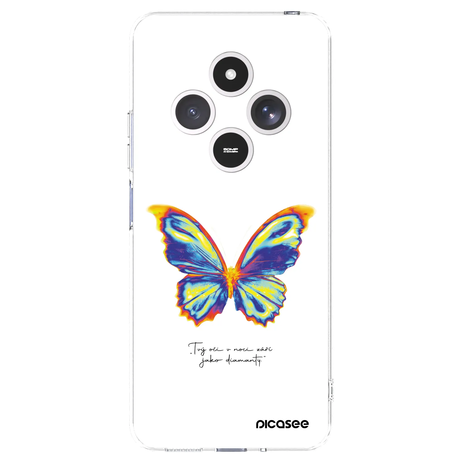 Picasee husă transparentă din silicon pentru Xiaomi Redmi 14C - Diamanty White