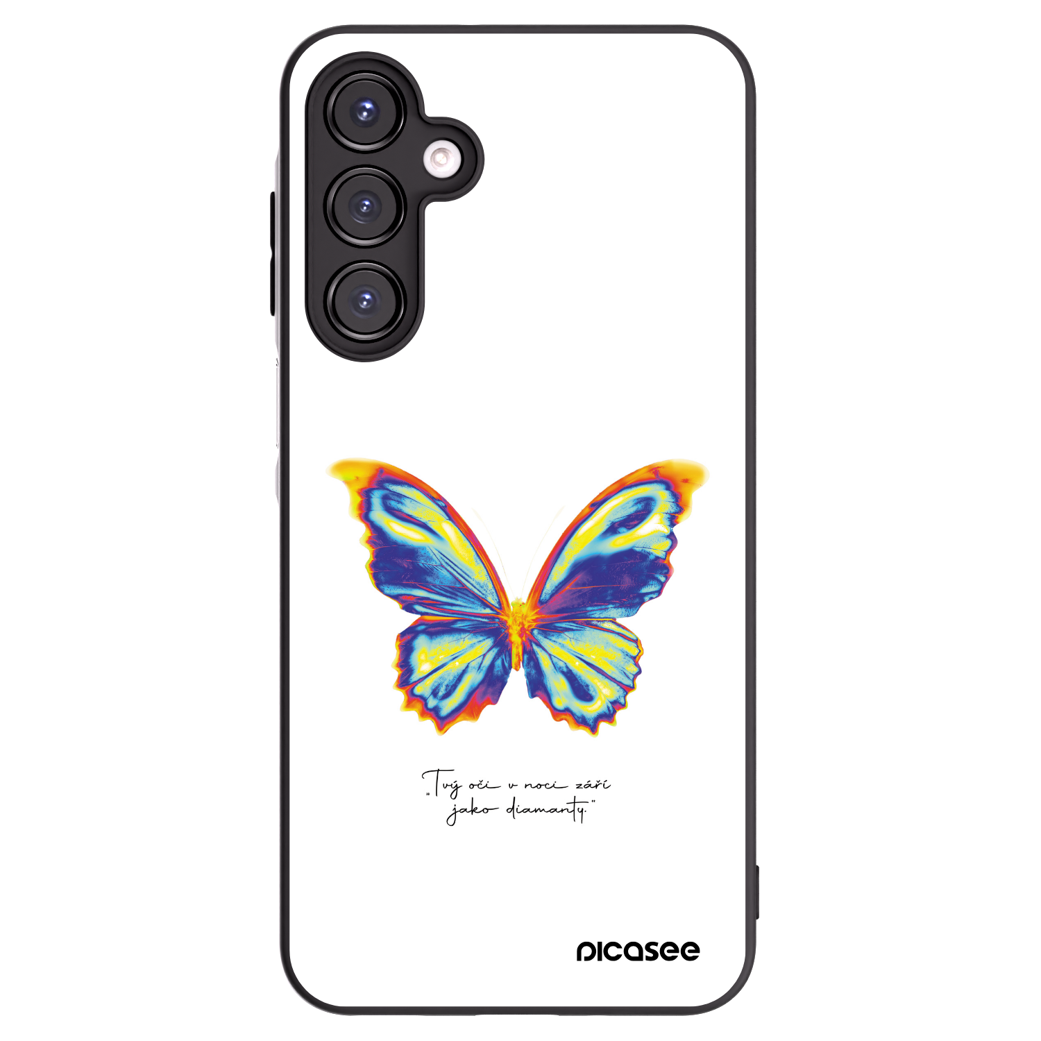 Picasee husă neagră din silicon pentru Samsung Galaxy A16 5G - Diamanty White