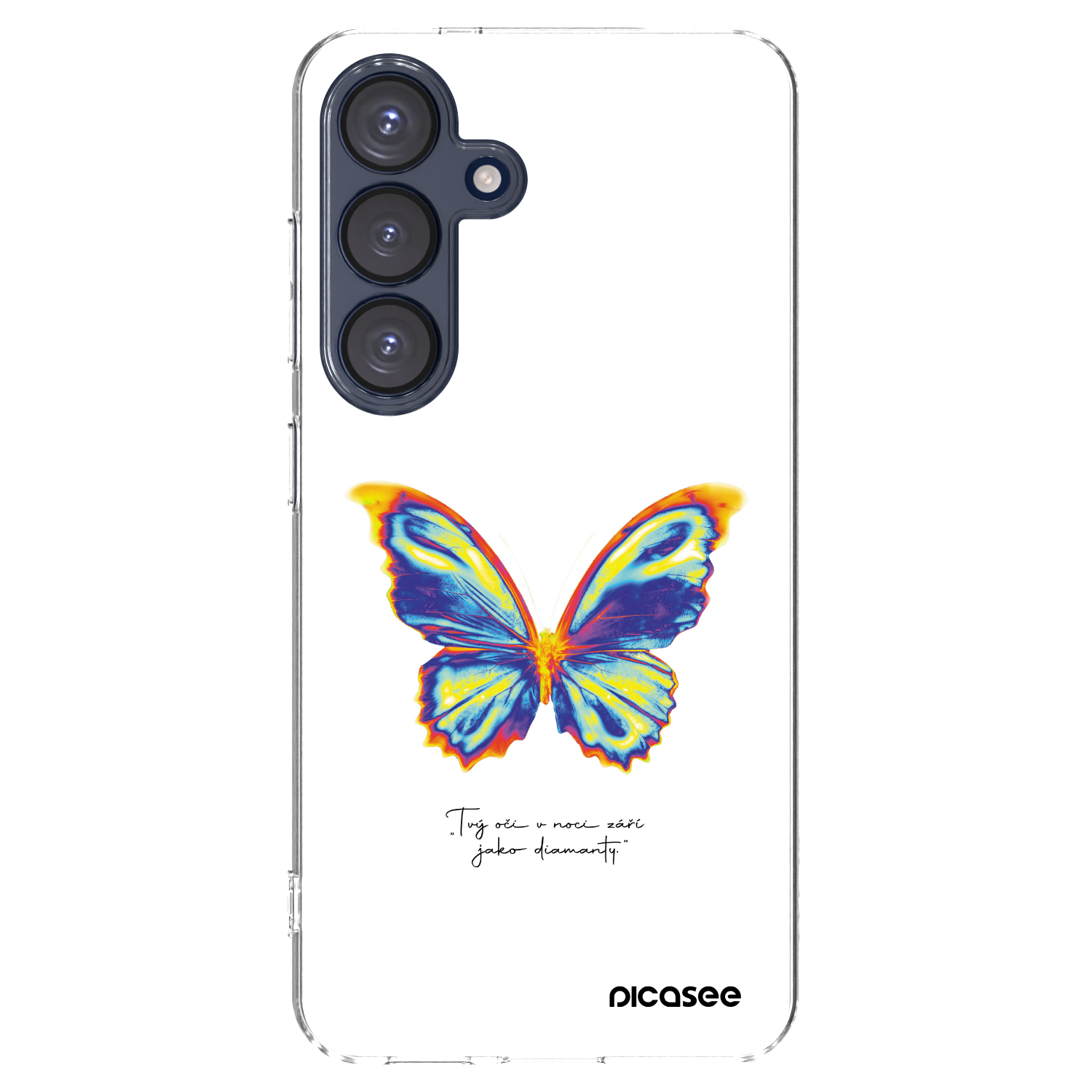 Picasee husă transparentă din silicon pentru Samsung Galaxy S25 5G - Diamanty White