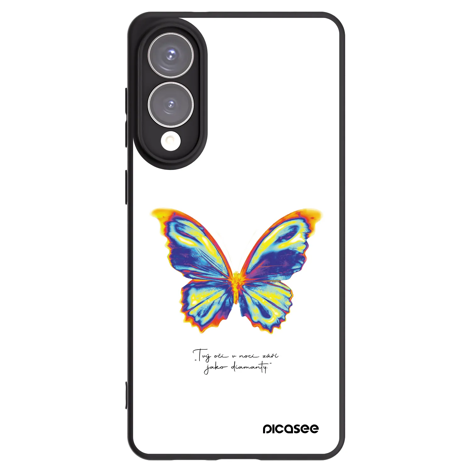 Picasee husă neagră din silicon pentru Samsung Galaxy S25 Edge 5G - Diamanty White