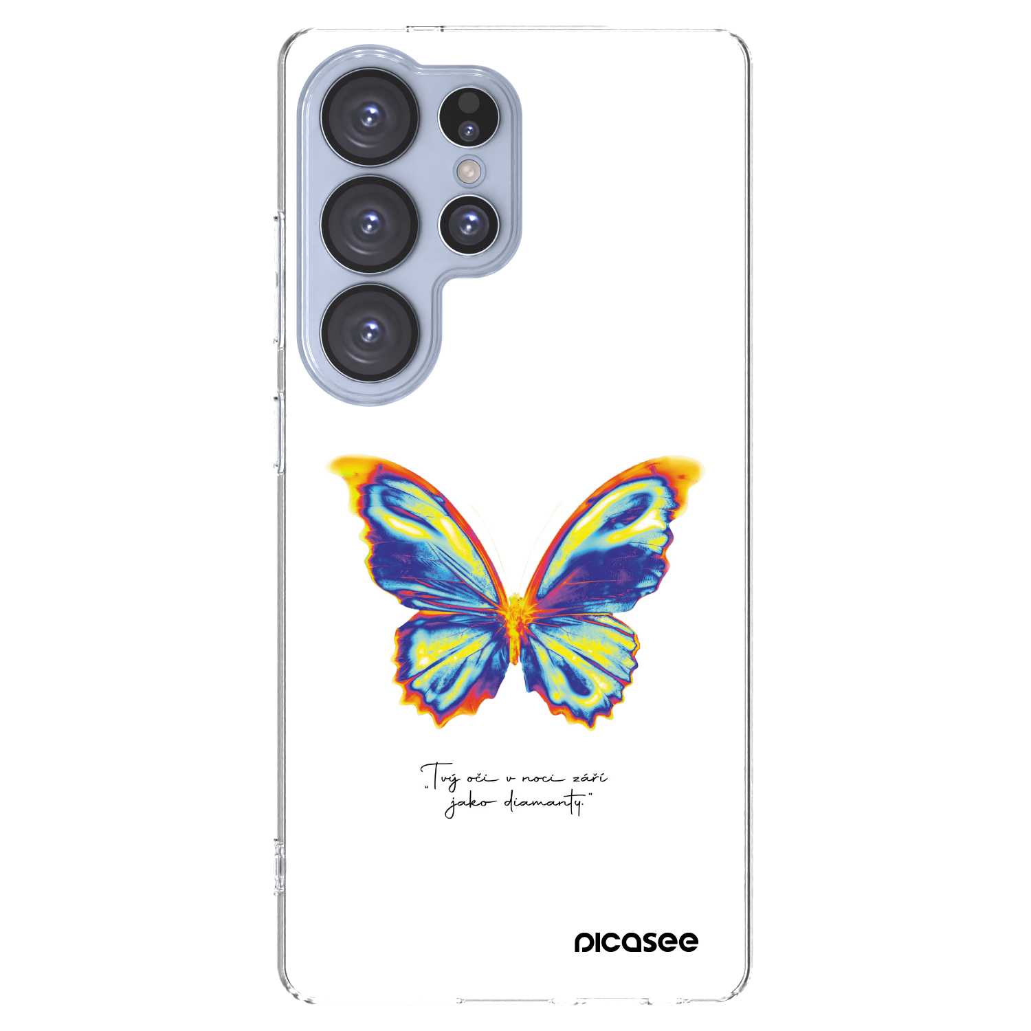 Picasee husă transparentă din silicon pentru Samsung Galaxy S25 Ultra 5G - Diamanty White