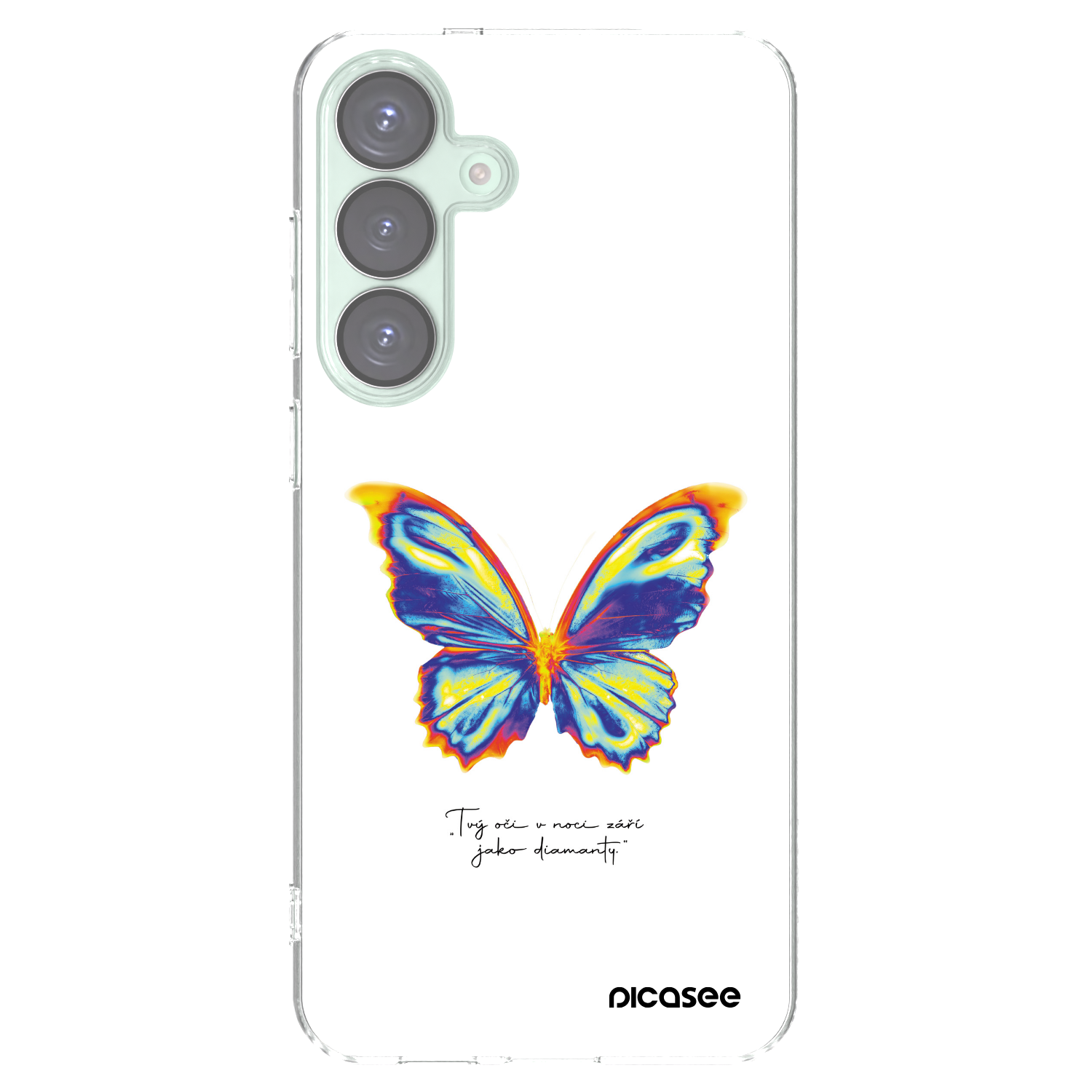 Picasee husă transparentă din silicon pentru Samsung Galaxy S25+ 5G - Diamanty White