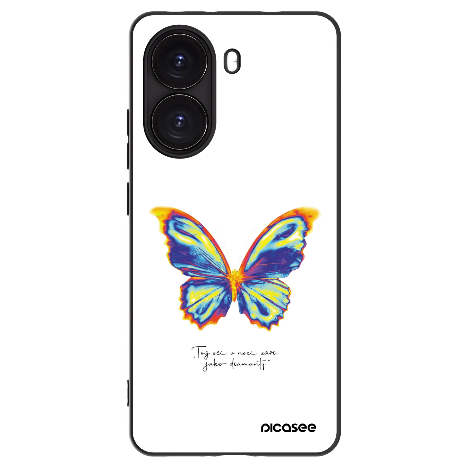 Picasee husă neagră din silicon pentru Xiaomi Poco X7 Pro 5G - Diamanty White