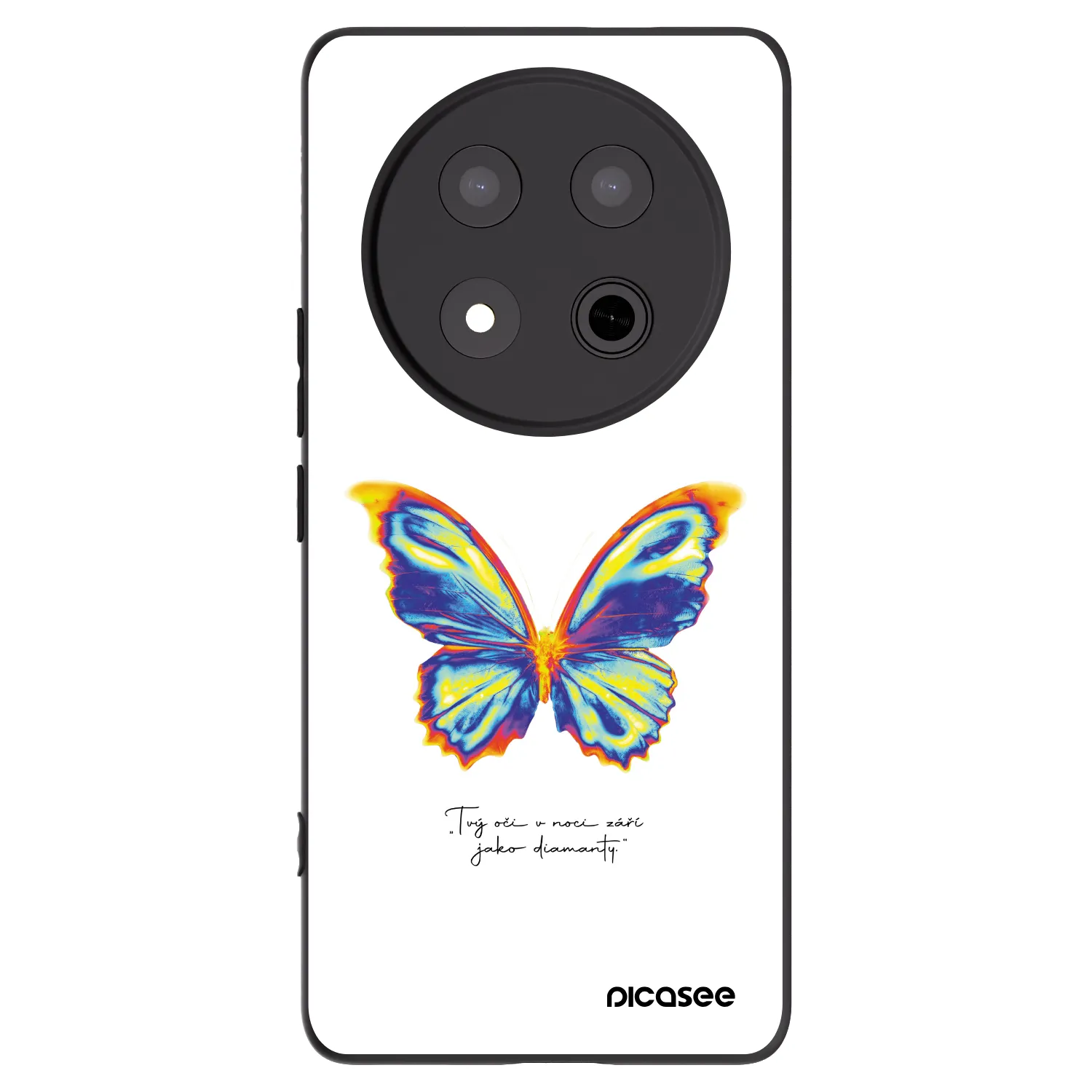 Picasee husă neagră din silicon pentru Honor Magic7 Lite 5G - Diamanty White