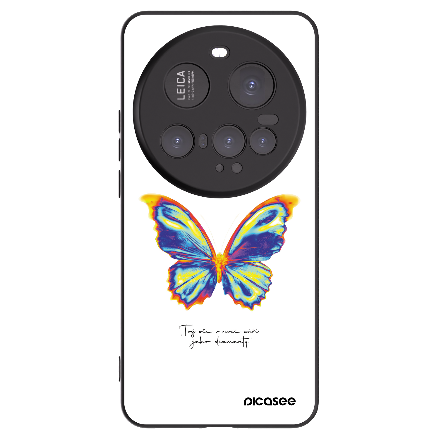 Picasee husă neagră din silicon pentru Xiaomi 15 Ultra - Diamanty White