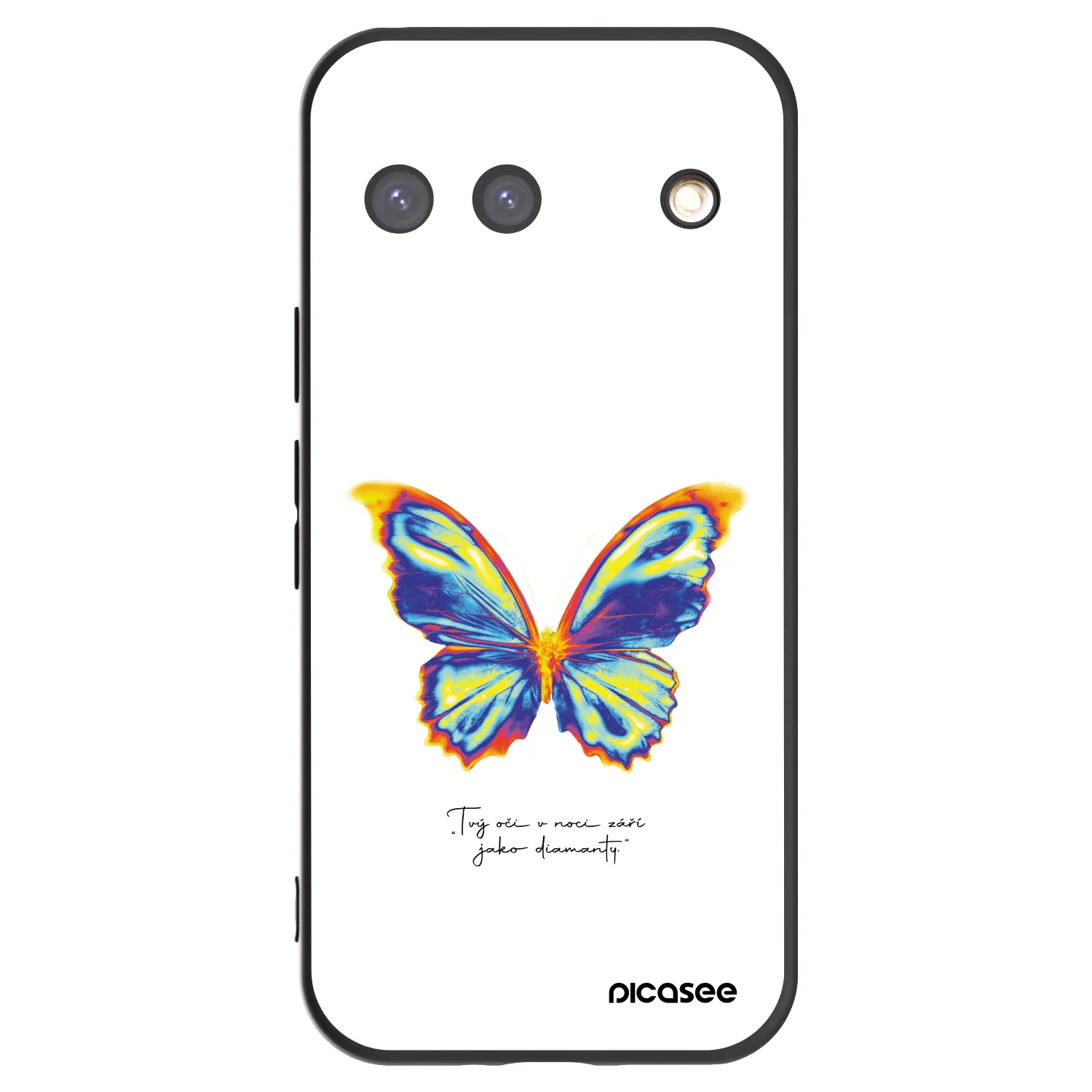 Picasee husă neagră din silicon pentru Google Pixel 9 - Diamanty White