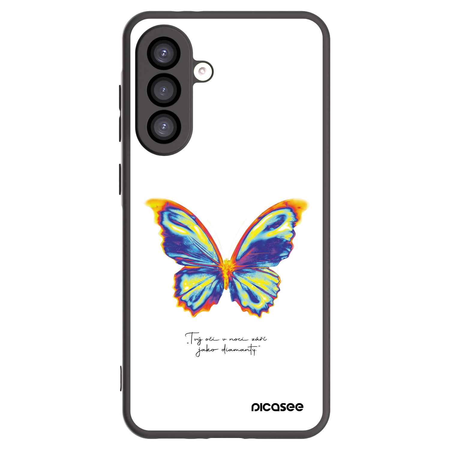 Picasee husă neagră din silicon pentru Samsung Galaxy A26 5G A266B - Diamanty White