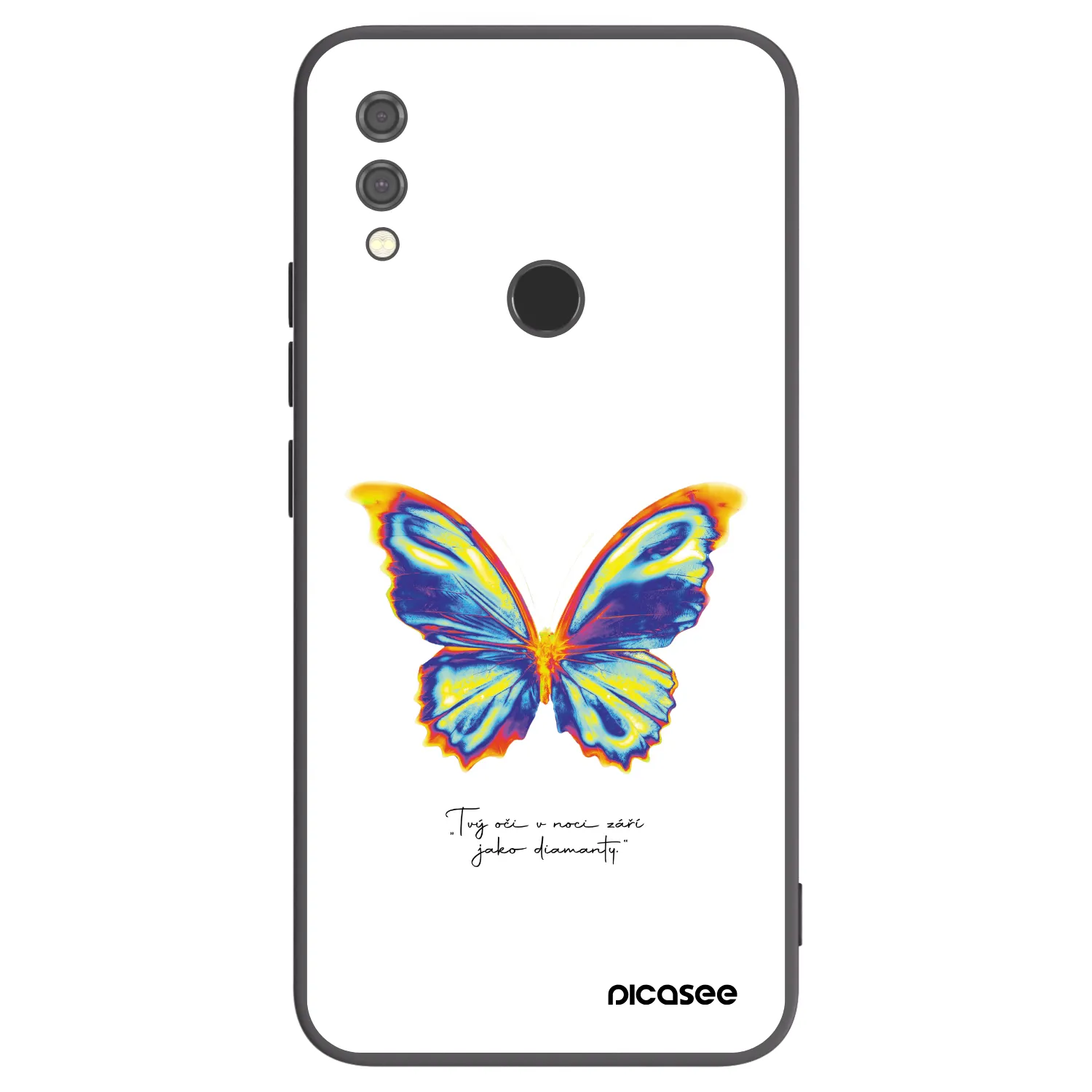 Picasee husă neagră din silicon pentru Xiaomi Redmi Note 7 - Diamanty White