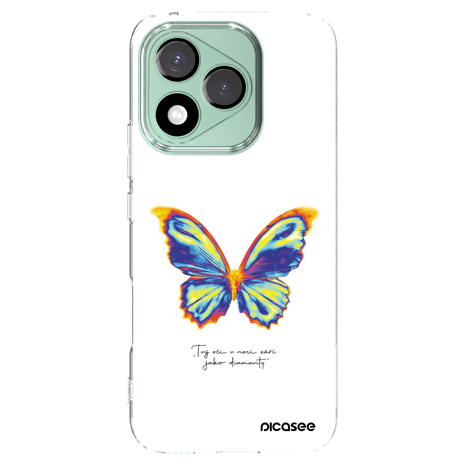 Picasee husă transparentă din silicon pentru Honor 400 Lite 5G - Diamanty White