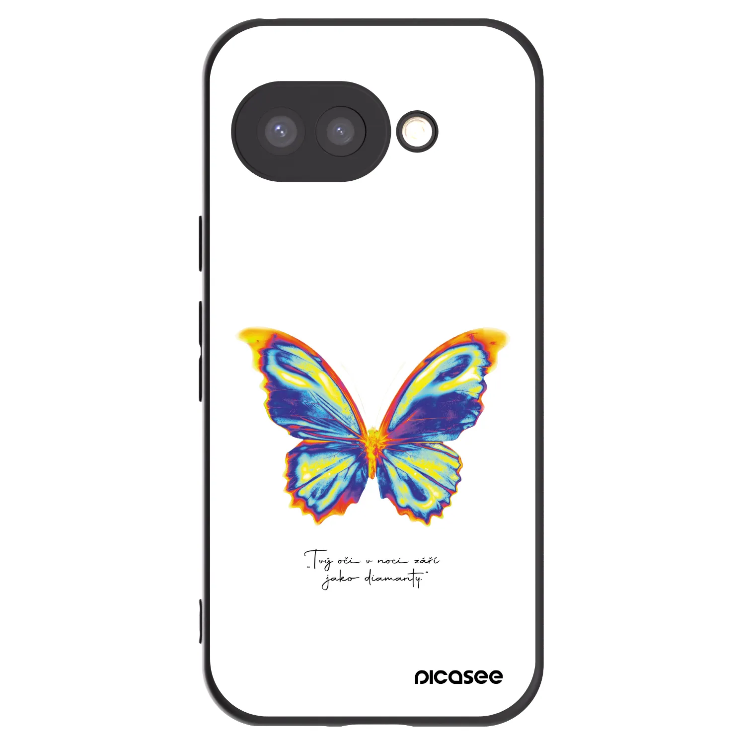 Picasee husă neagră din silicon pentru Google Pixel 9a - Diamanty White