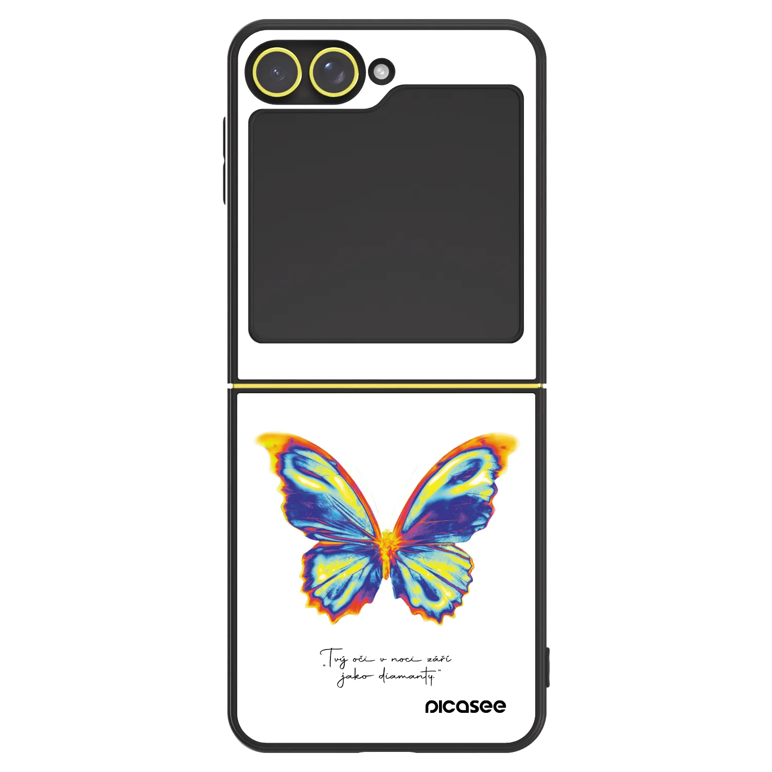 Picasee ULTIMATE CASE pentru Samsung Galaxy Z Flip5 5G - Diamanty White