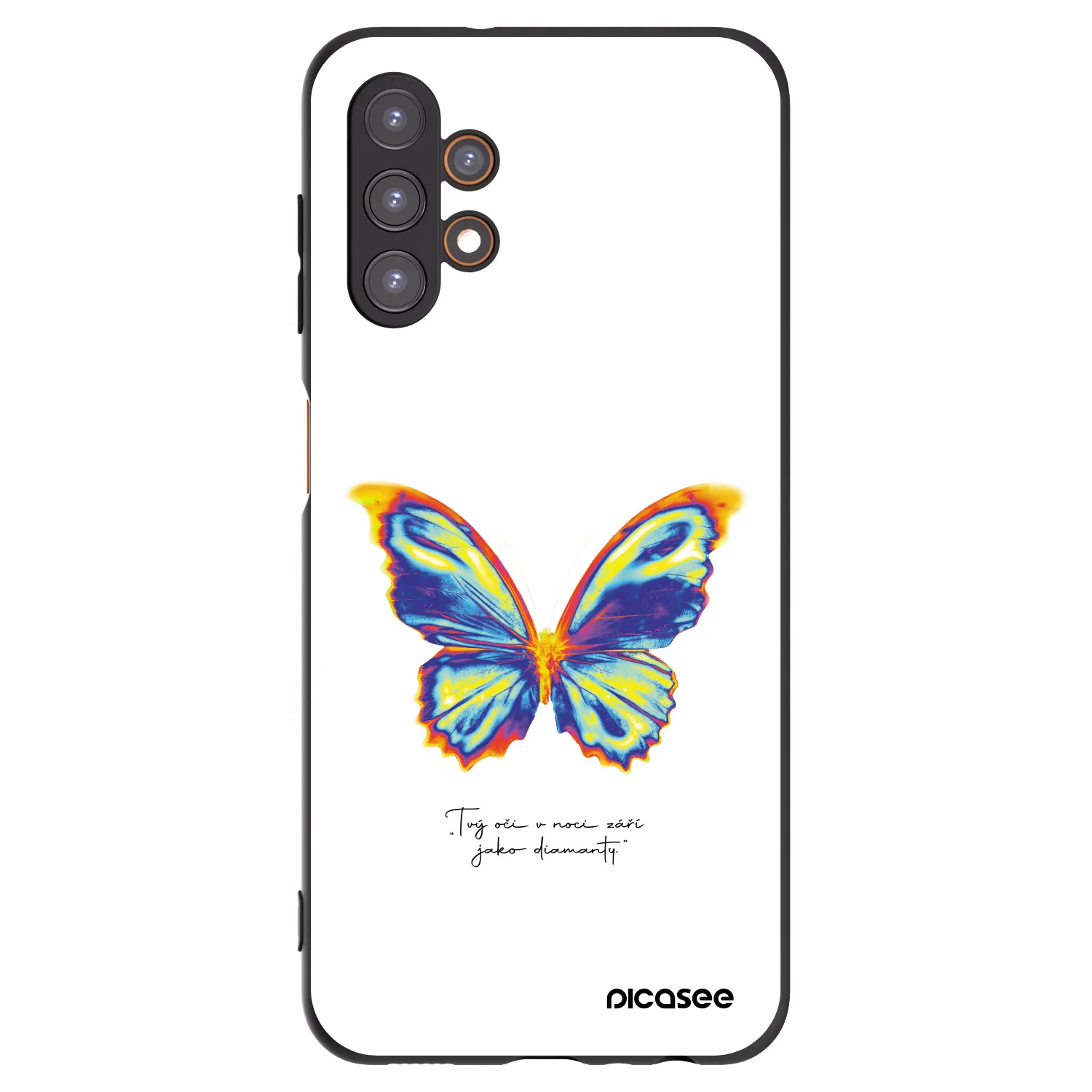 Picasee husă neagră din silicon pentru Samsung Galaxy A13 5G - Diamanty White