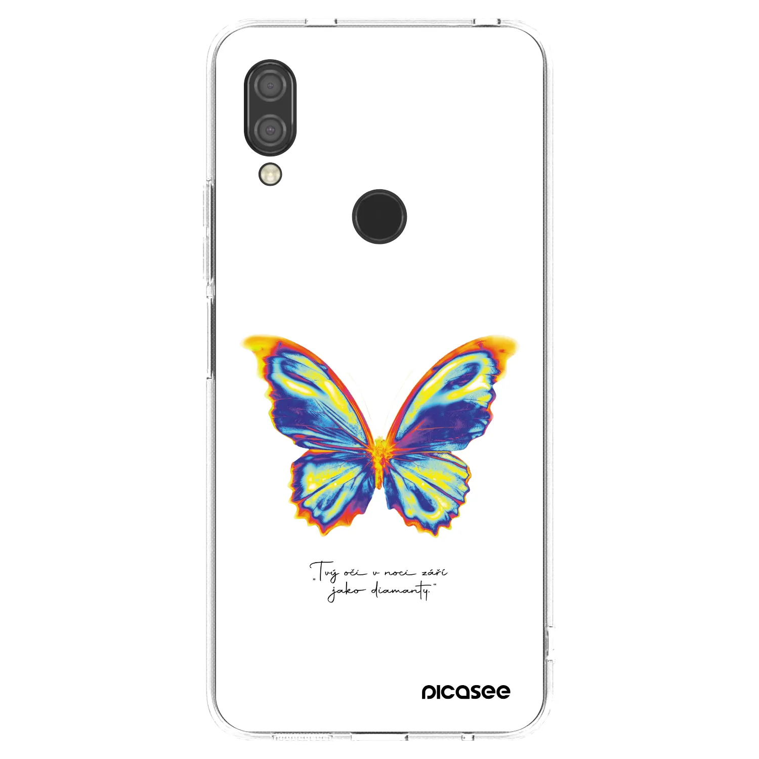 Picasee husă transparentă din silicon pentru Xiaomi Redmi 7 - Diamanty White