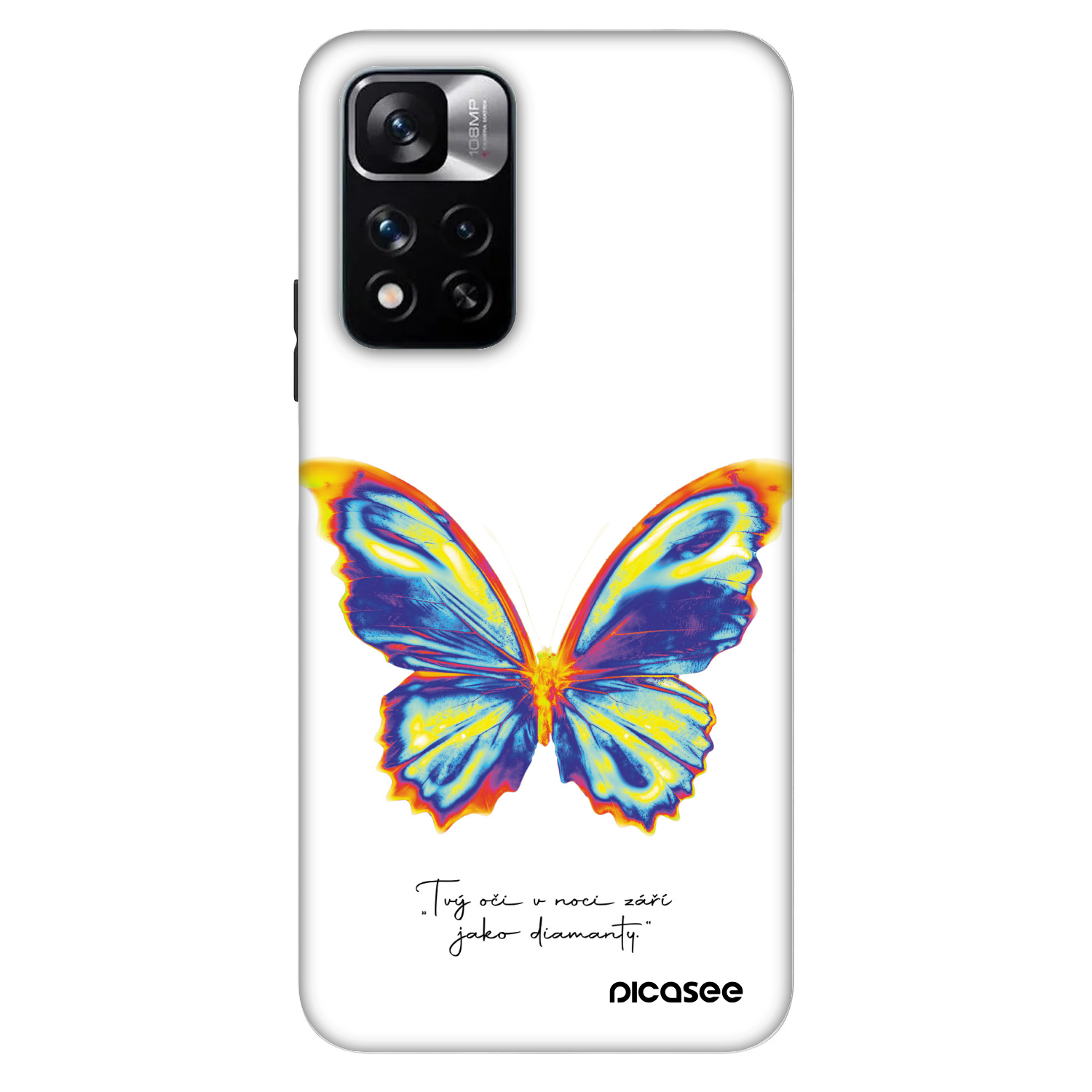Picasee Fashion Case pentru Xiaomi Redmi Note 11 Pro - Diamanty White