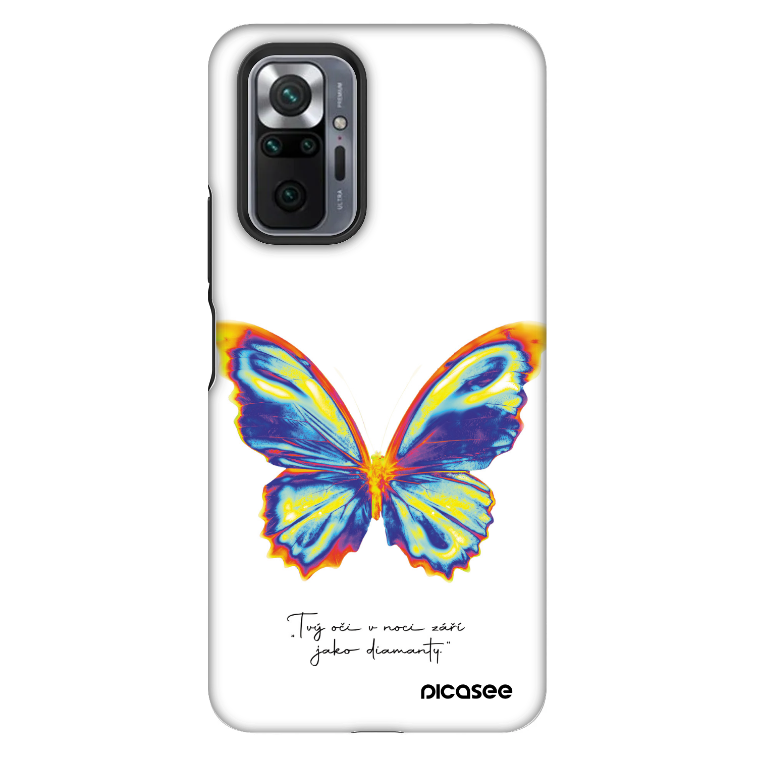 Picasee Fashion Case pentru Xiaomi Redmi Note 10 Pro - Diamanty White