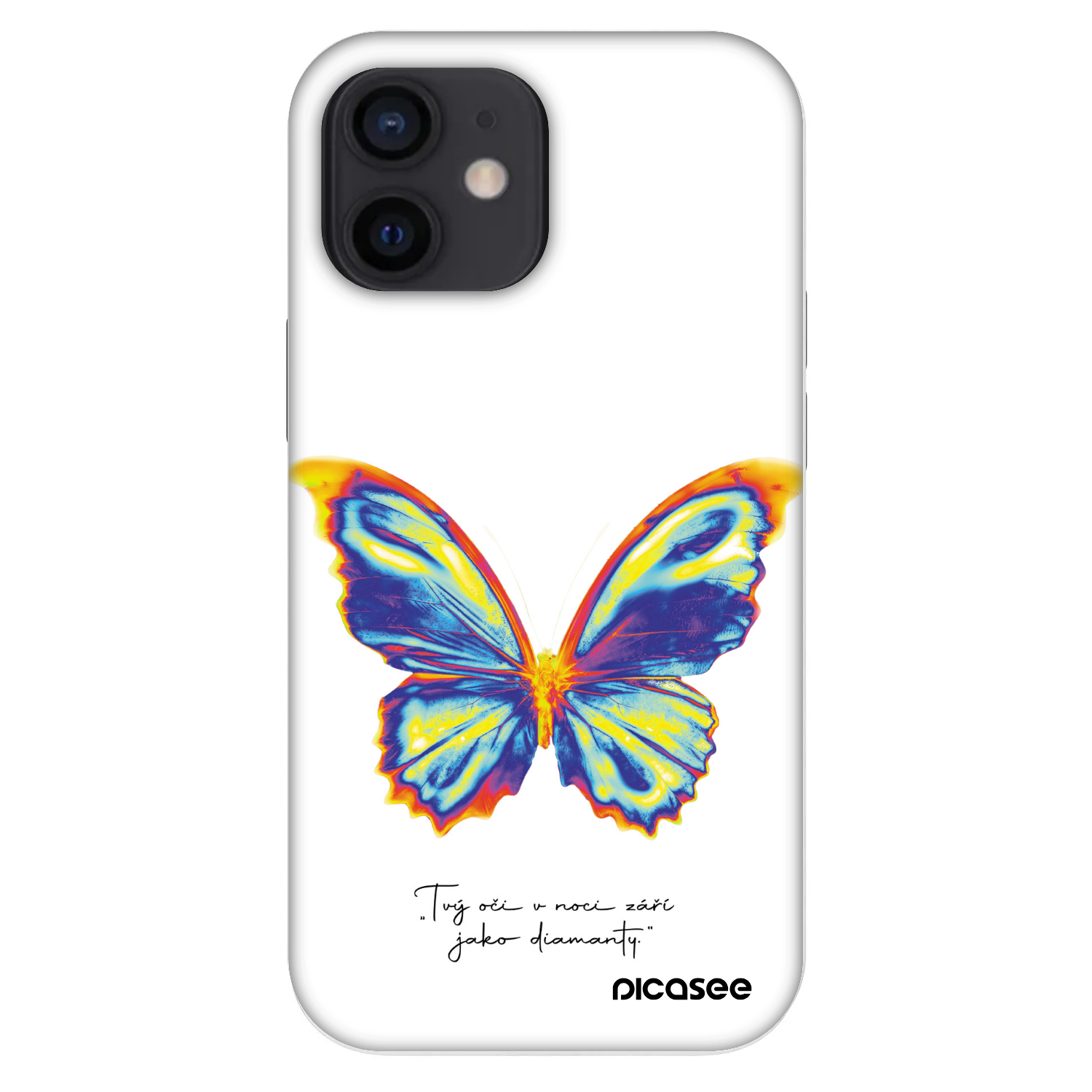 Picasee Fashion Case pentru Apple iPhone 12 mini - Diamanty White