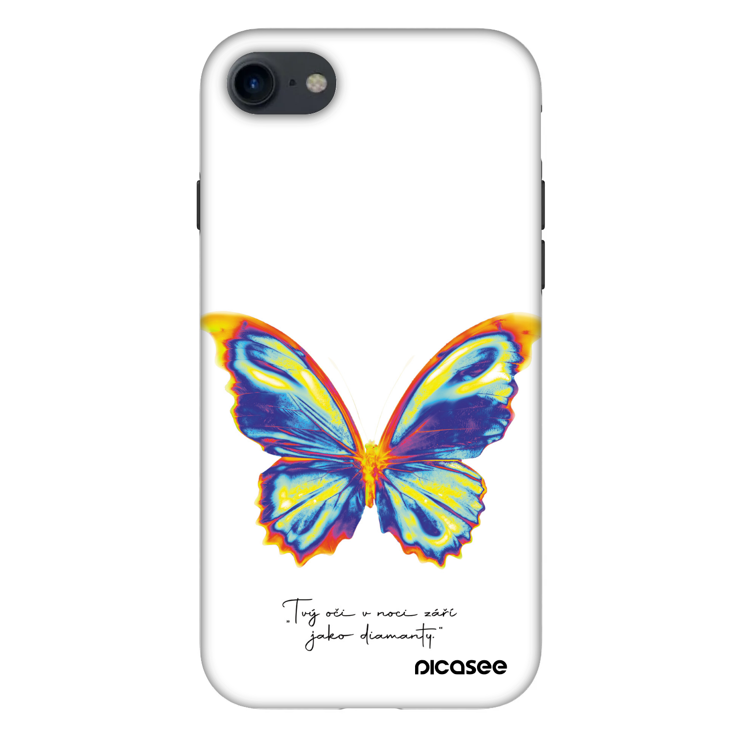 Picasee Fashion Case pentru Apple iPhone SE 2022 - Diamanty White