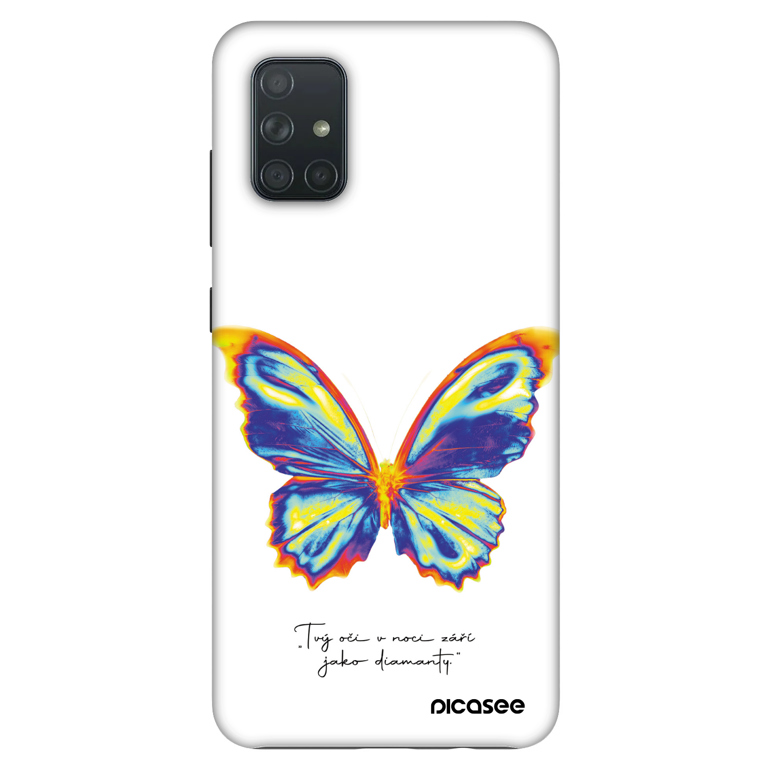 Picasee Fashion Case pentru Samsung Galaxy A71 A715F - Diamanty White