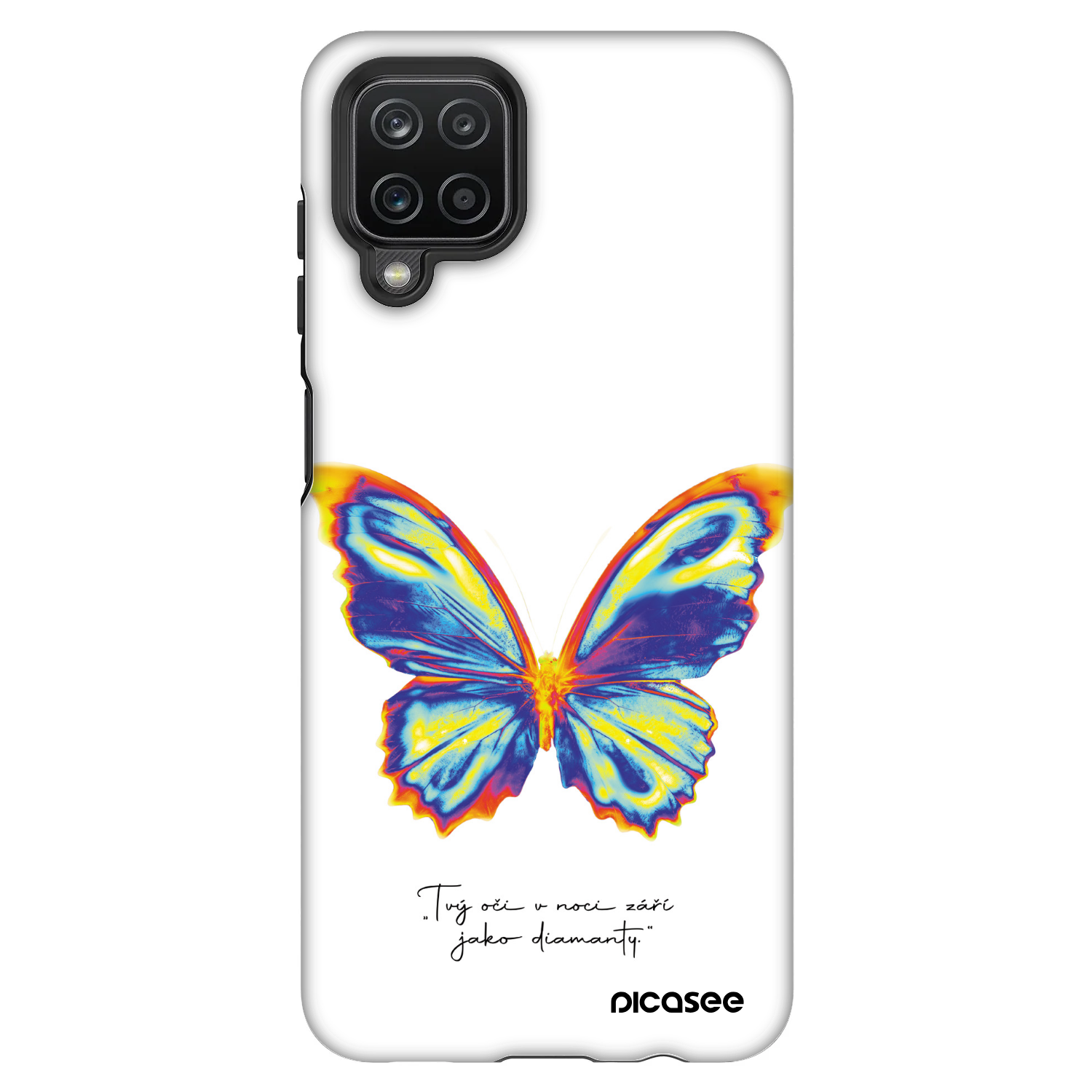 Picasee Fashion Case pentru Samsung Galaxy A12 A125F - Diamanty White