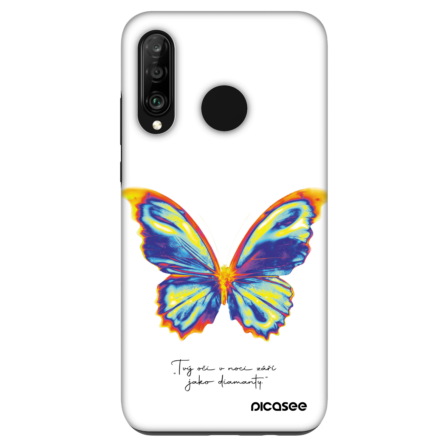 Picasee Fashion Case pentru Huawei P30 Lite - Diamanty White