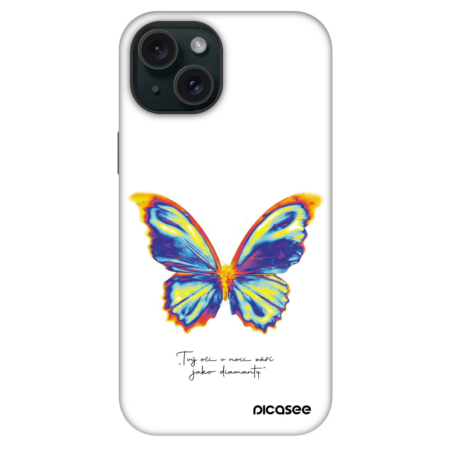 Picasee Fashion Case MagSafe pentru Apple iPhone 15 - Diamanty White