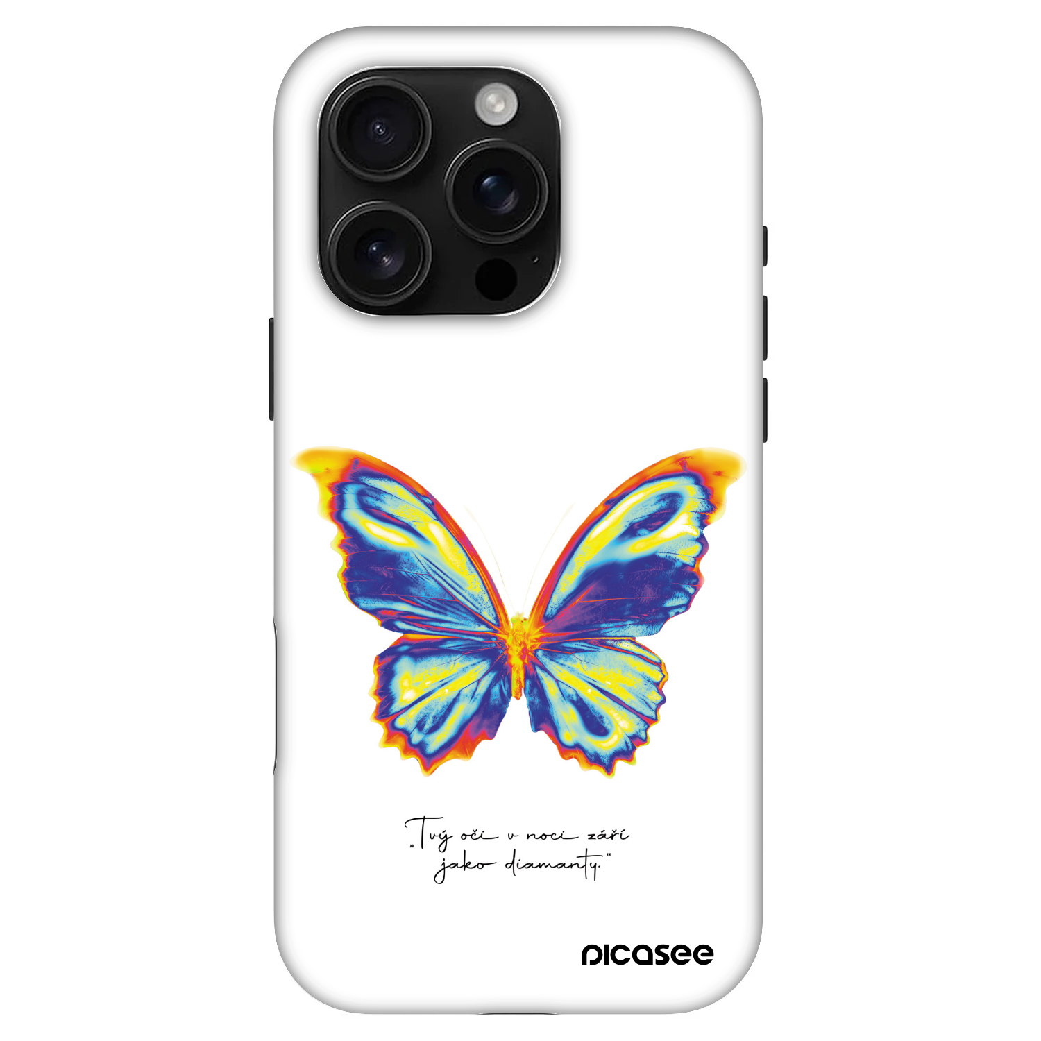 Picasee Fashion Case MagSafe pentru Apple iPhone 16 Pro - Diamanty White