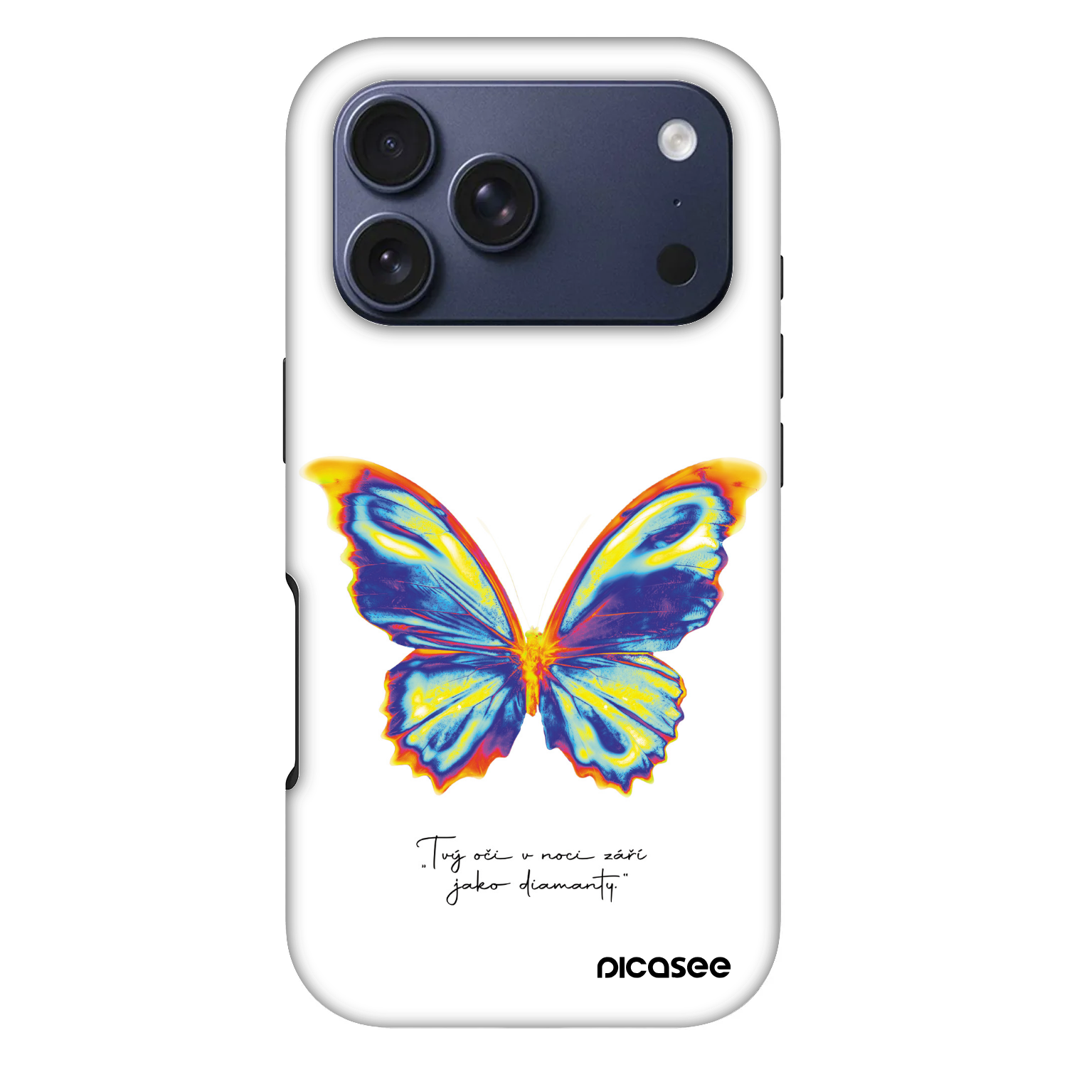 Picasee Fashion Case MagSafe pentru Apple iPhone 17 Pro - Diamanty White