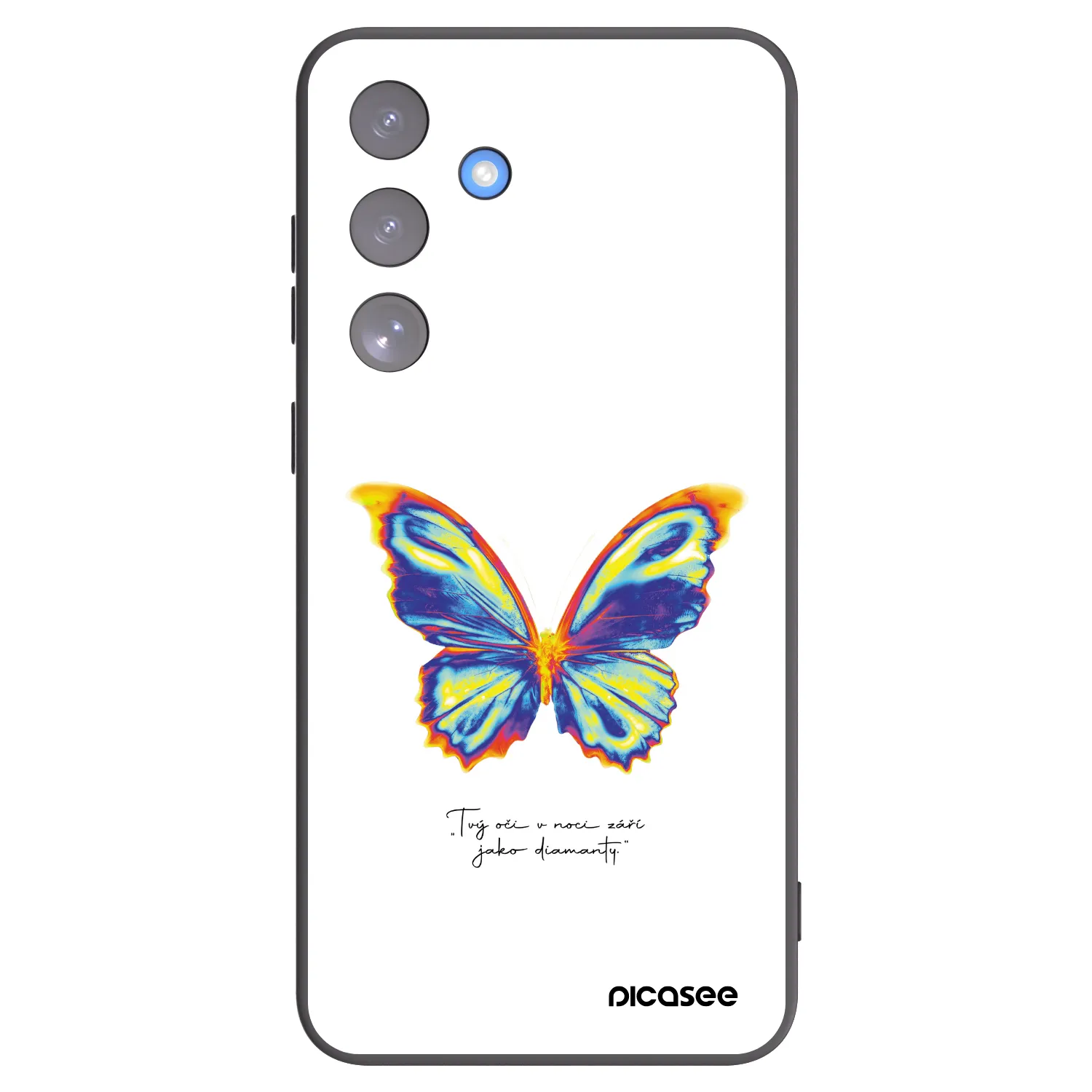 Picasee husă neagră din silicon pentru Samsung Galaxy S25 FE 5G - Diamanty White