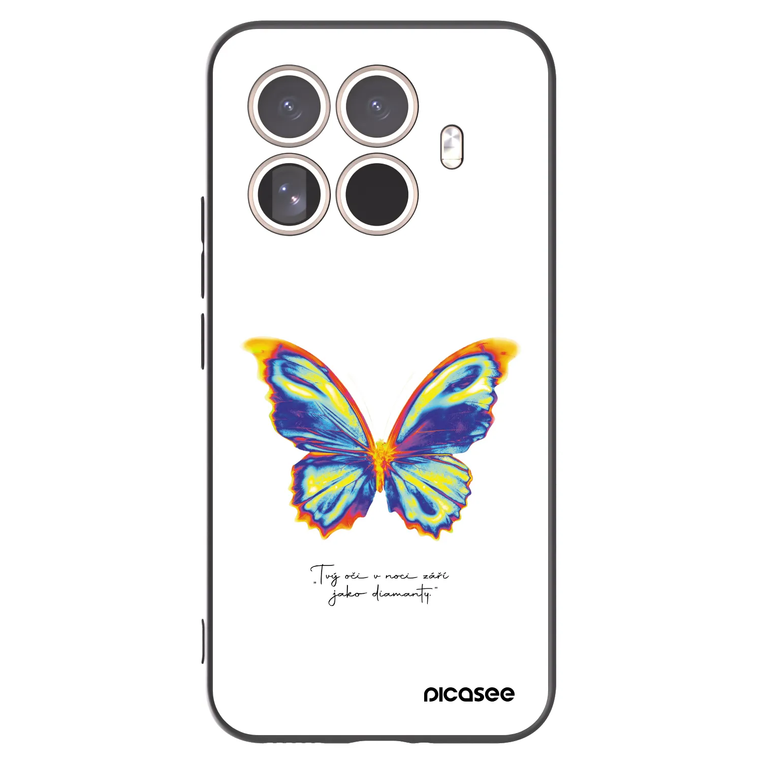 Picasee husă neagră din silicon pentru Xiaomi 15T Pro - Diamanty White
