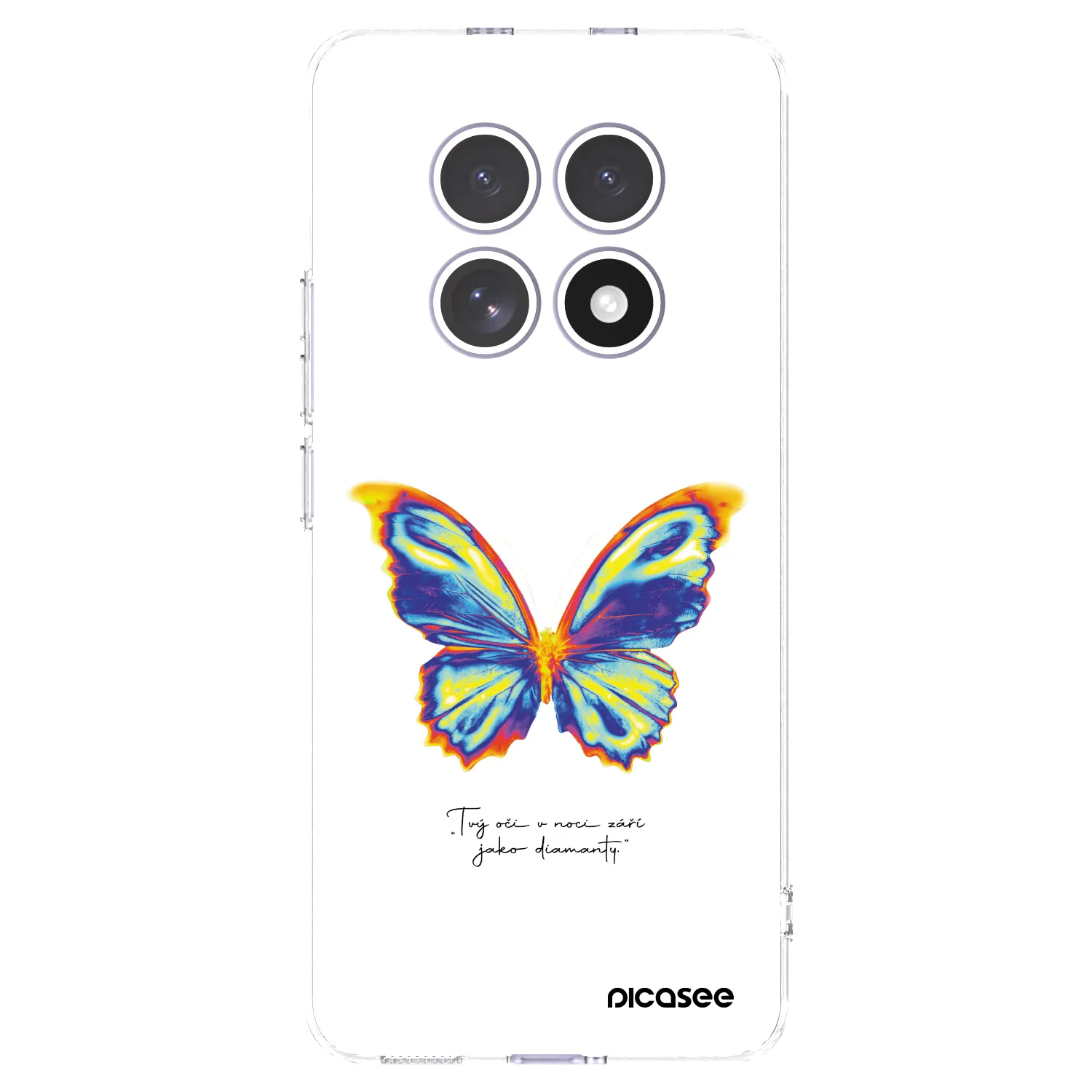 Picasee husă transparentă din silicon pentru Xiaomi Redmi Note 15 - Diamanty White