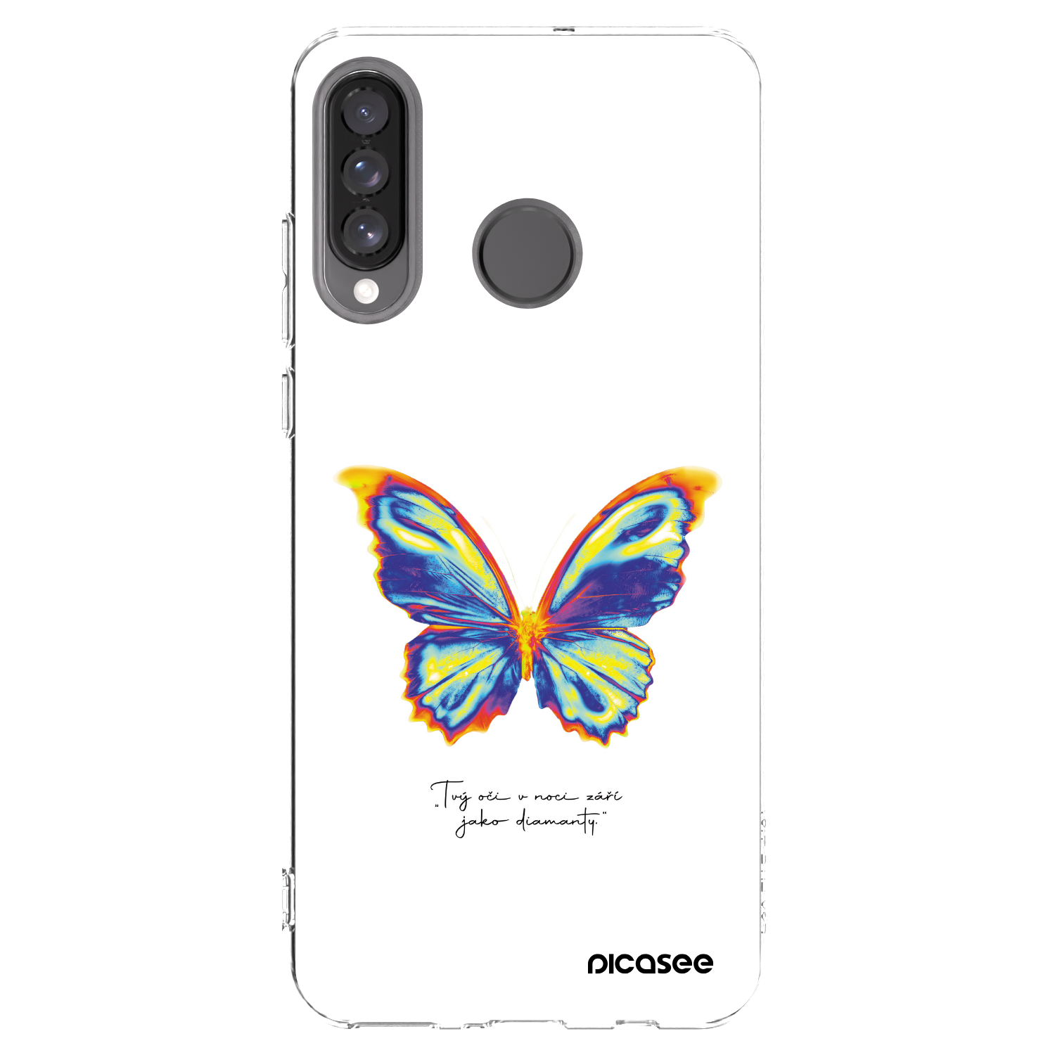 Picasee husă transparentă din silicon pentru Huawei P30 Lite - Diamanty White