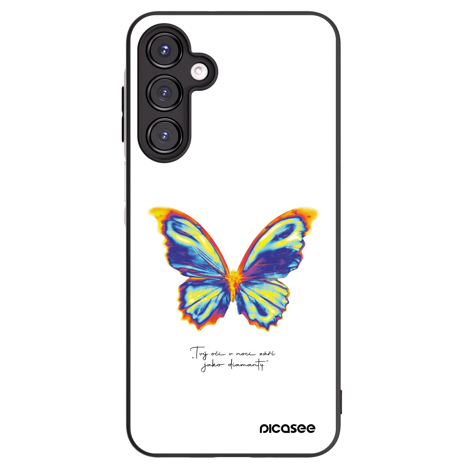 Picasee husă neagră din silicon pentru Samsung Galaxy A16 4G - Diamanty White