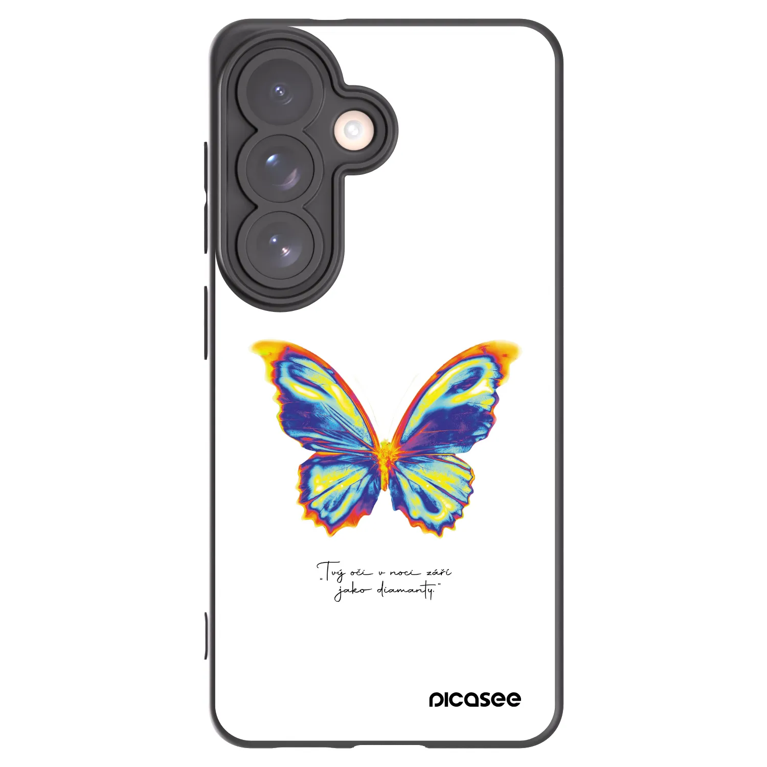 Picasee husă neagră din silicon pentru Samsung Galaxy S26 - Diamanty White