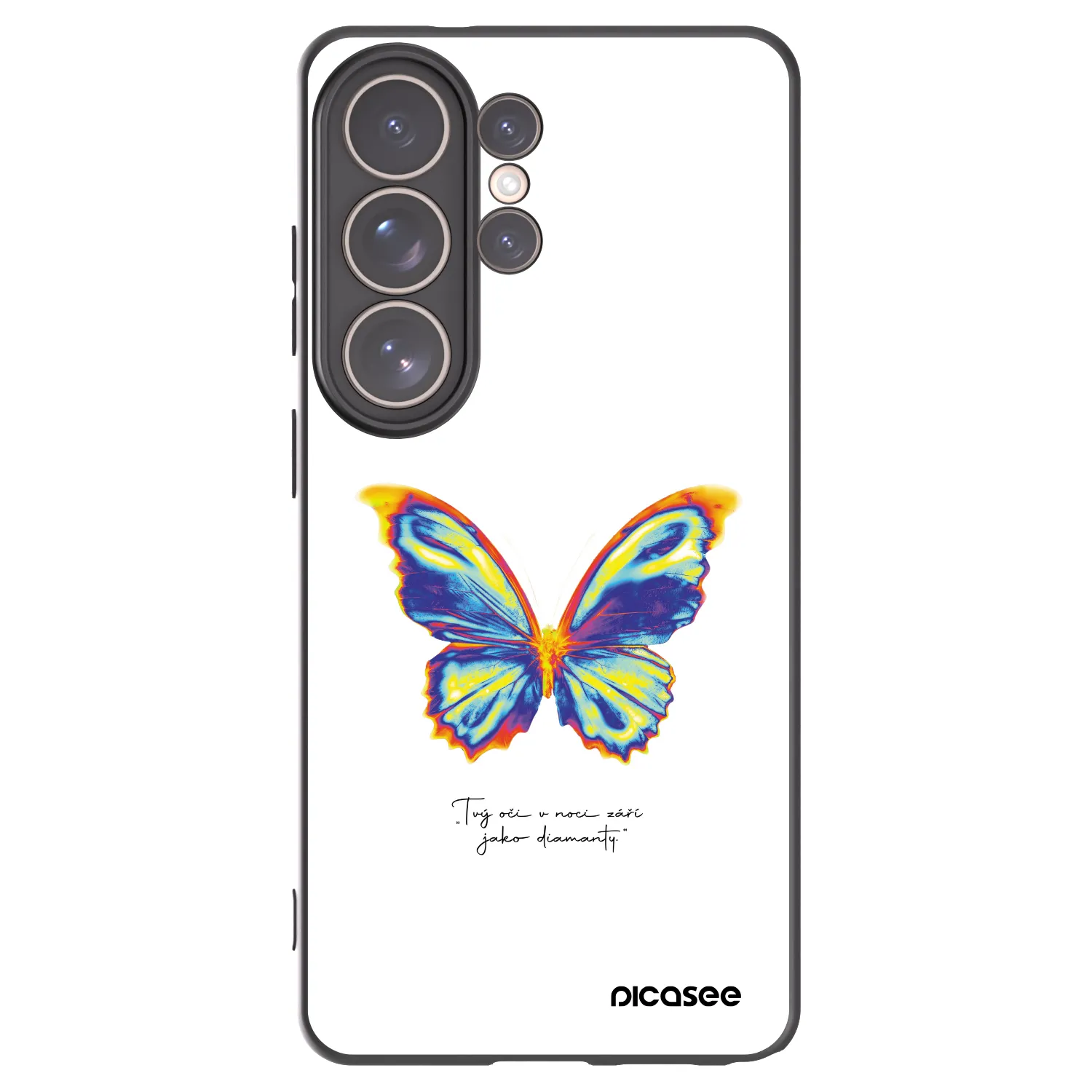 Picasee husă neagră din silicon pentru Samsung Galaxy S26 Ultra - Diamanty White
