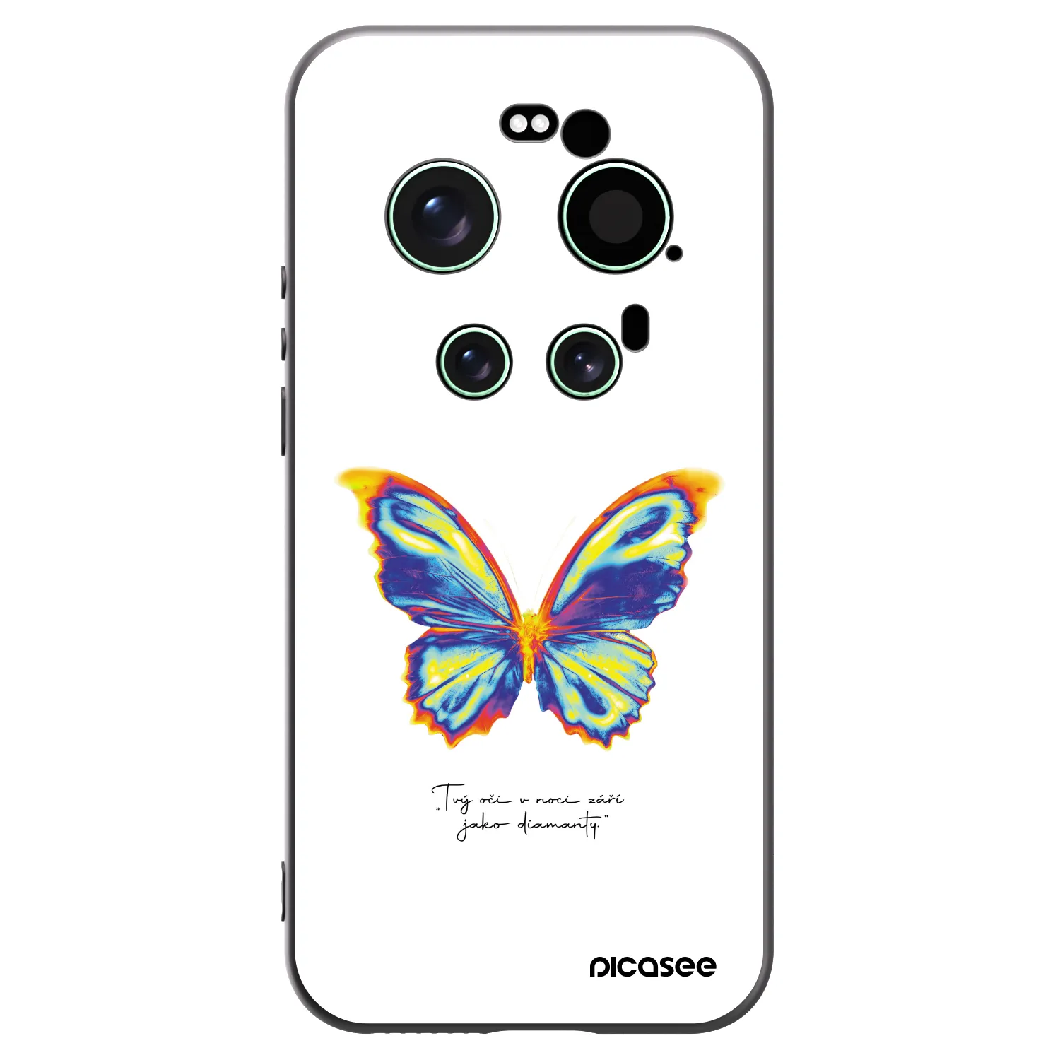 Picasee husă neagră din silicon pentru Xiaomi 17 Ultra - Diamanty White