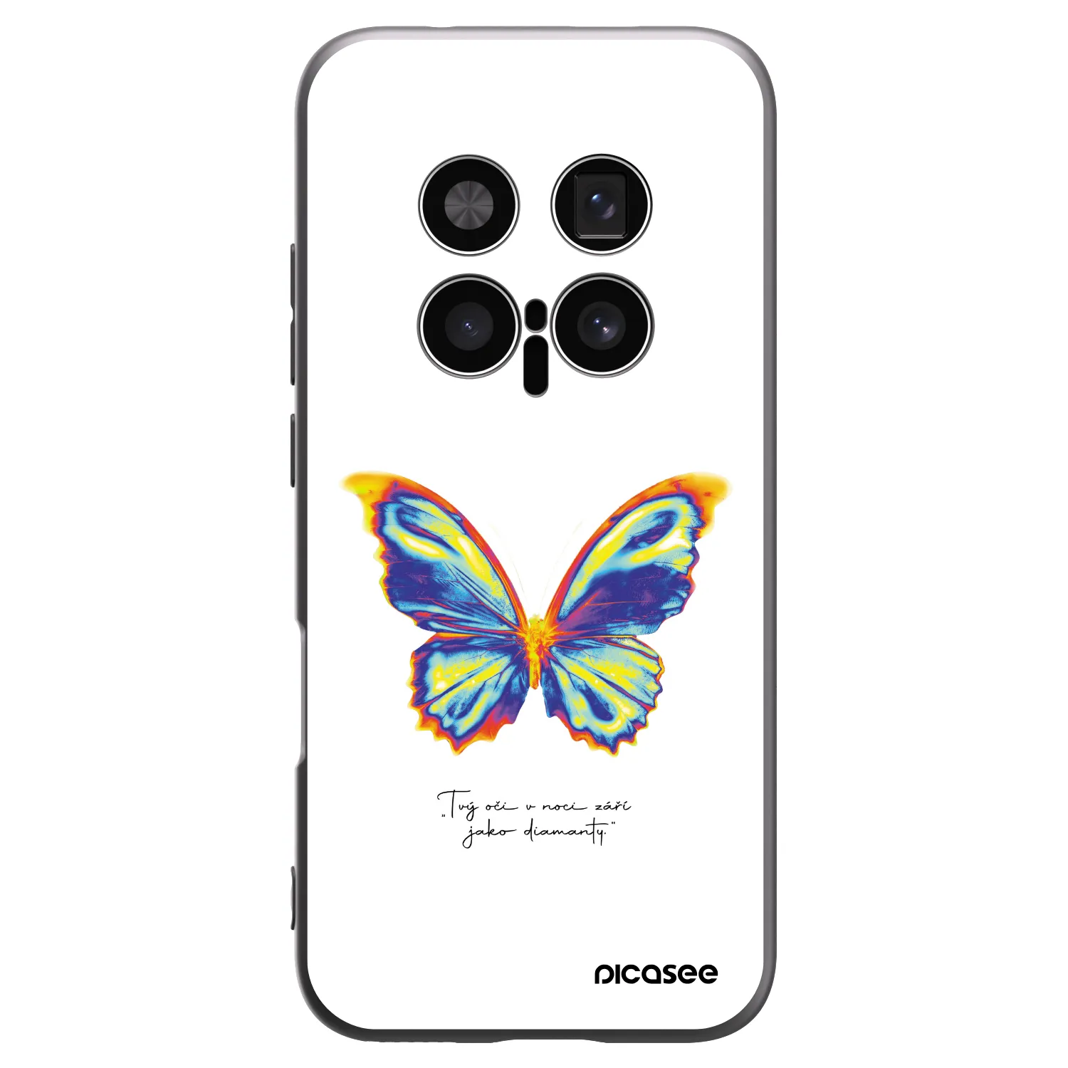 Picasee husă neagră din silicon pentru Honor Magic8 Pro 5G - Diamanty White