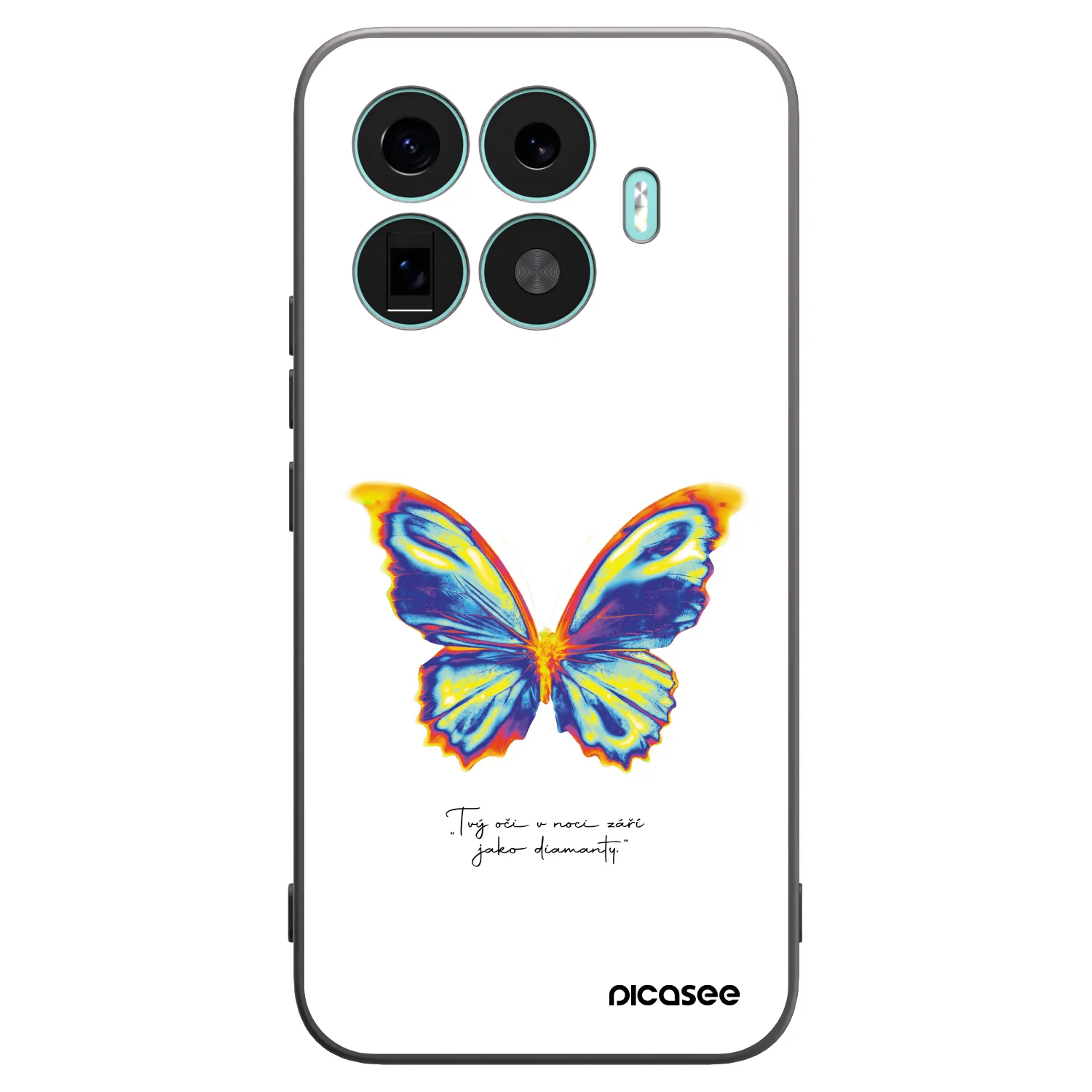 Picasee husă neagră din silicon pentru Xiaomi 17T Pro - Diamanty White