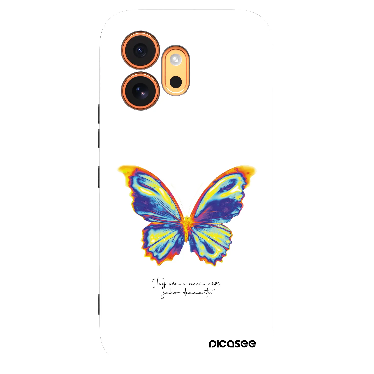 Picasee husă neagră din silicon pentru Honor 600 - Diamanty White