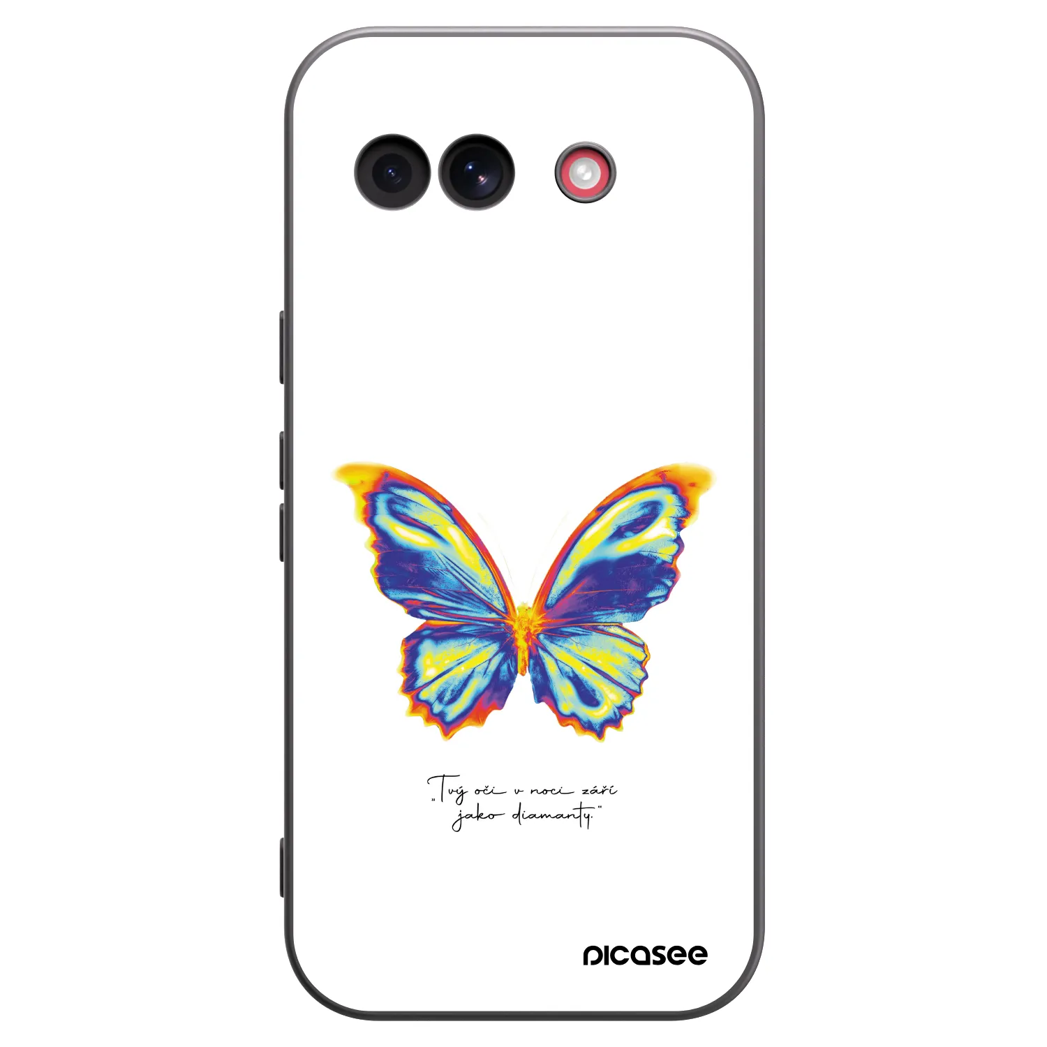 Picasee husă neagră din silicon pentru Google Pixel 10a - Diamanty White