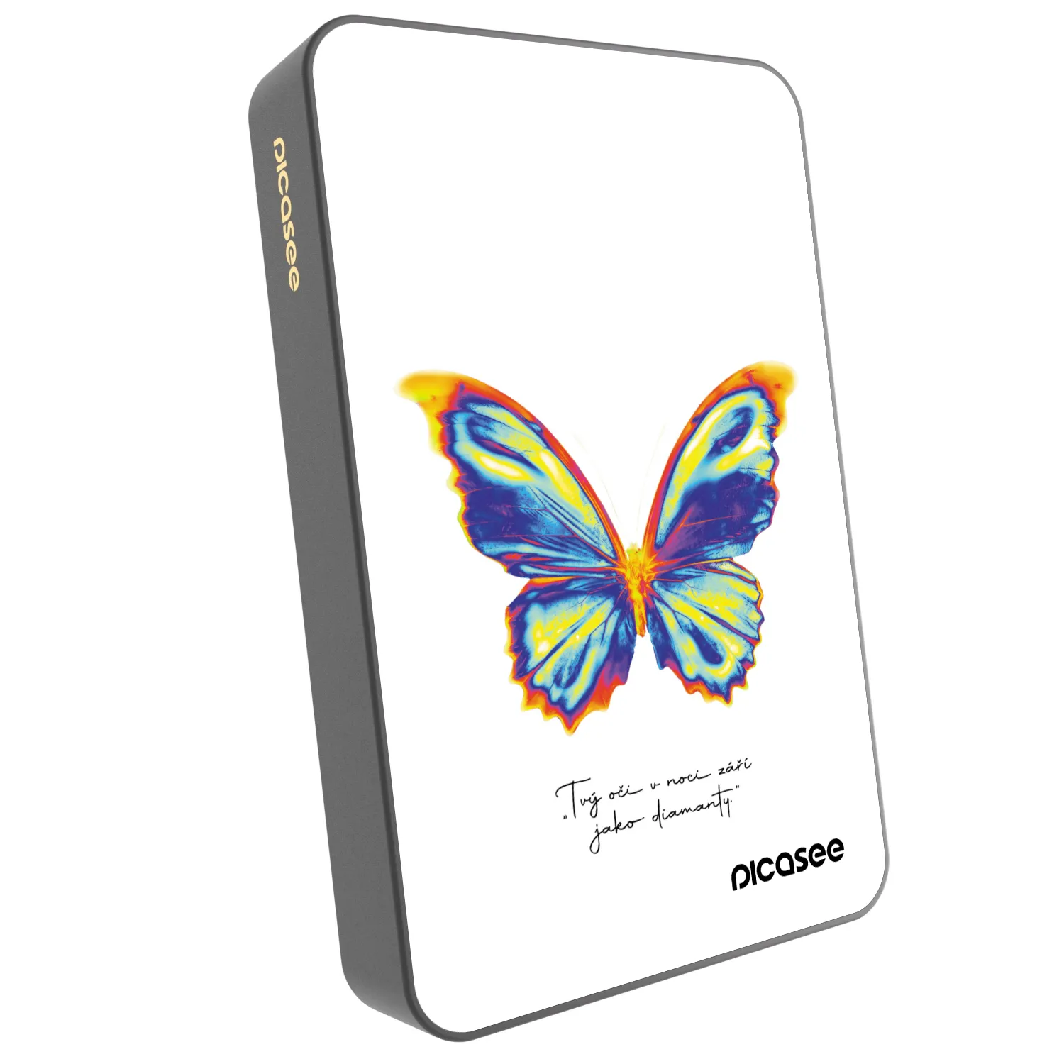 Picasee Powerbank cu MagSafe 10 000 mAh Gri - Diamanty White