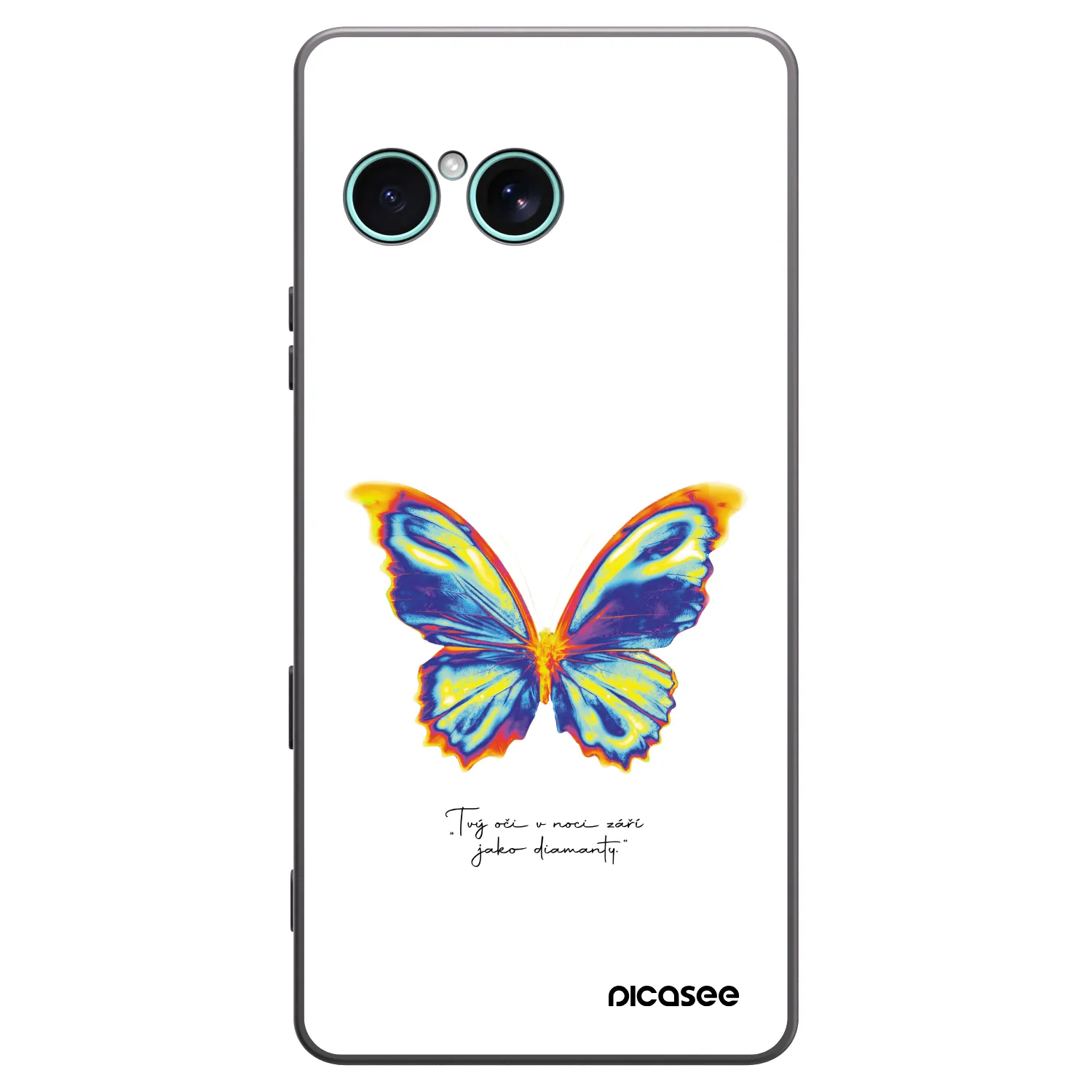Picasee husă neagră din silicon pentru Sony Xperia 10 VII - Diamanty White
