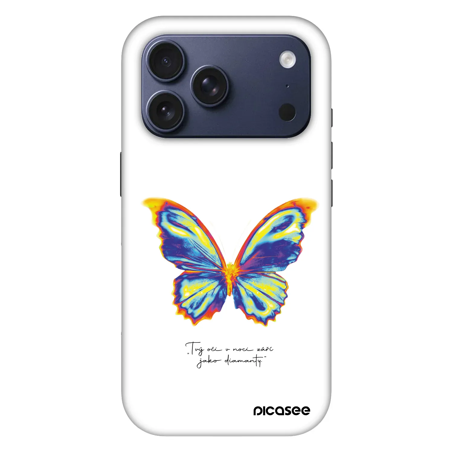 Picasee Fashion Case MagSafe pentru Apple iPhone 18 Pro - Diamanty White