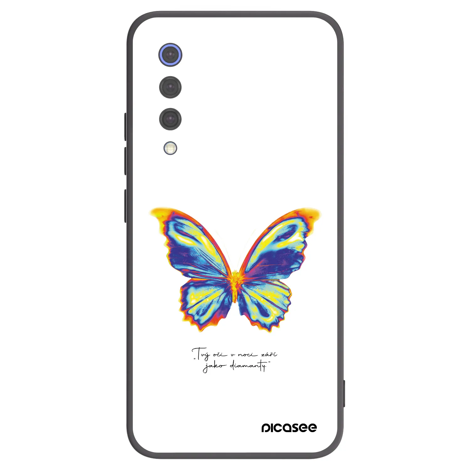 Picasee husă neagră din silicon pentru Xiaomi Mi 9 SE - Diamanty White