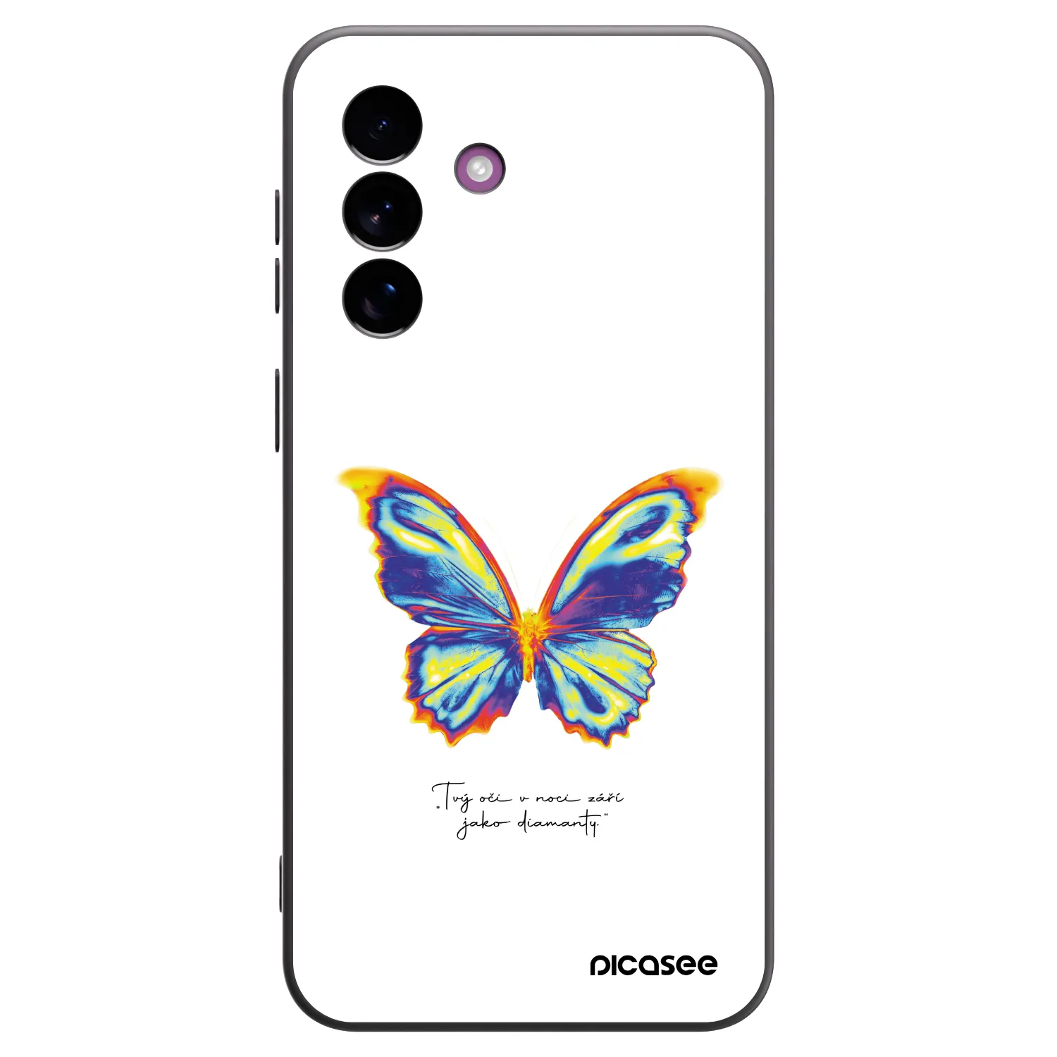Picasee husă neagră din silicon pentru Samsung Galaxy A37 - Diamanty White