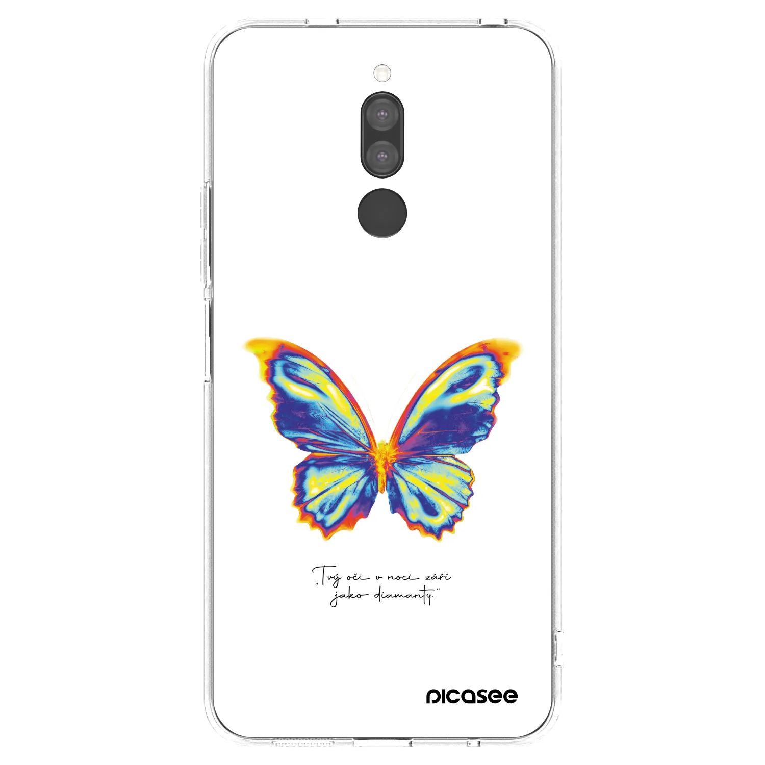 Picasee husă transparentă din silicon pentru Xiaomi Redmi 8 - Diamanty White