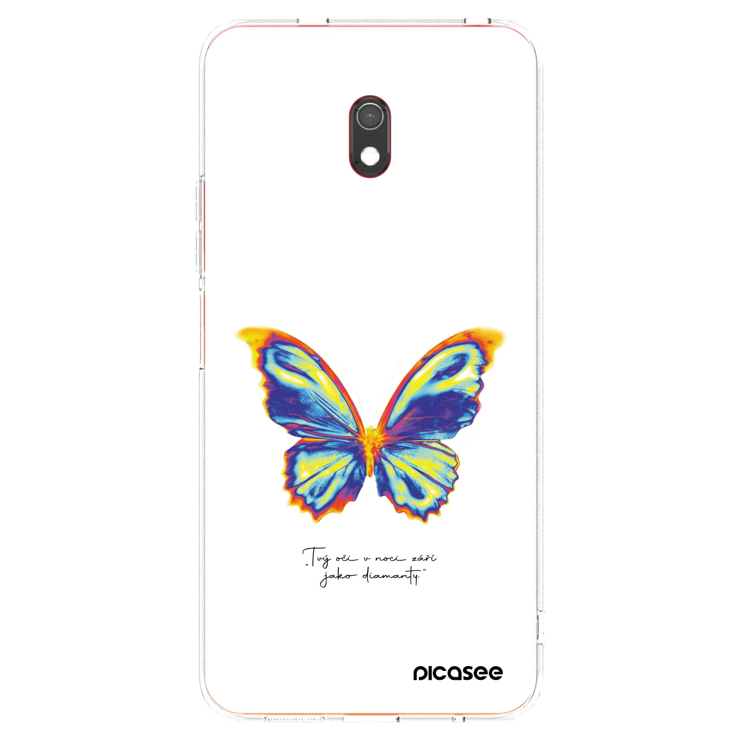 Picasee husă transparentă din silicon pentru Xiaomi Redmi 8A - Diamanty White
