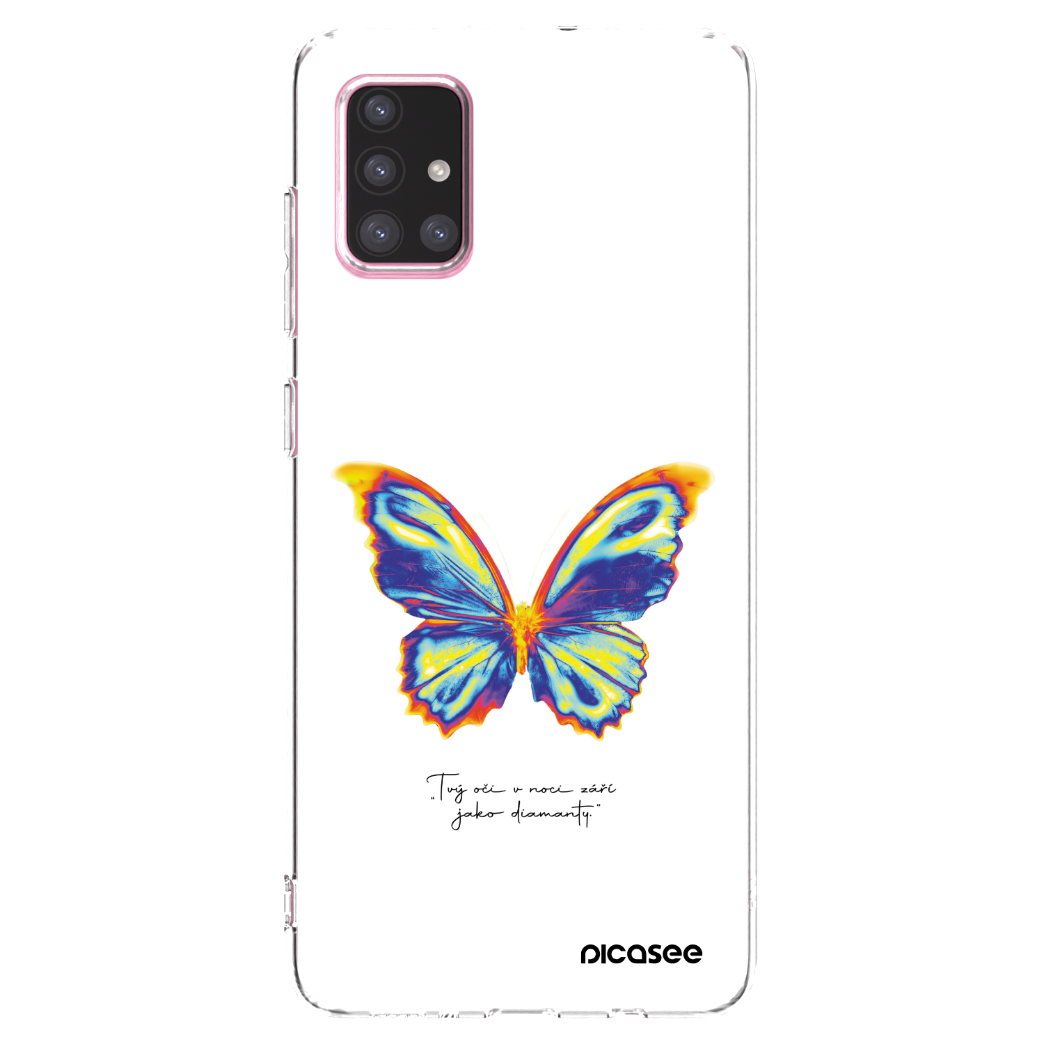 Picasee husă transparentă din silicon pentru Samsung Galaxy A71 A715F - Diamanty White